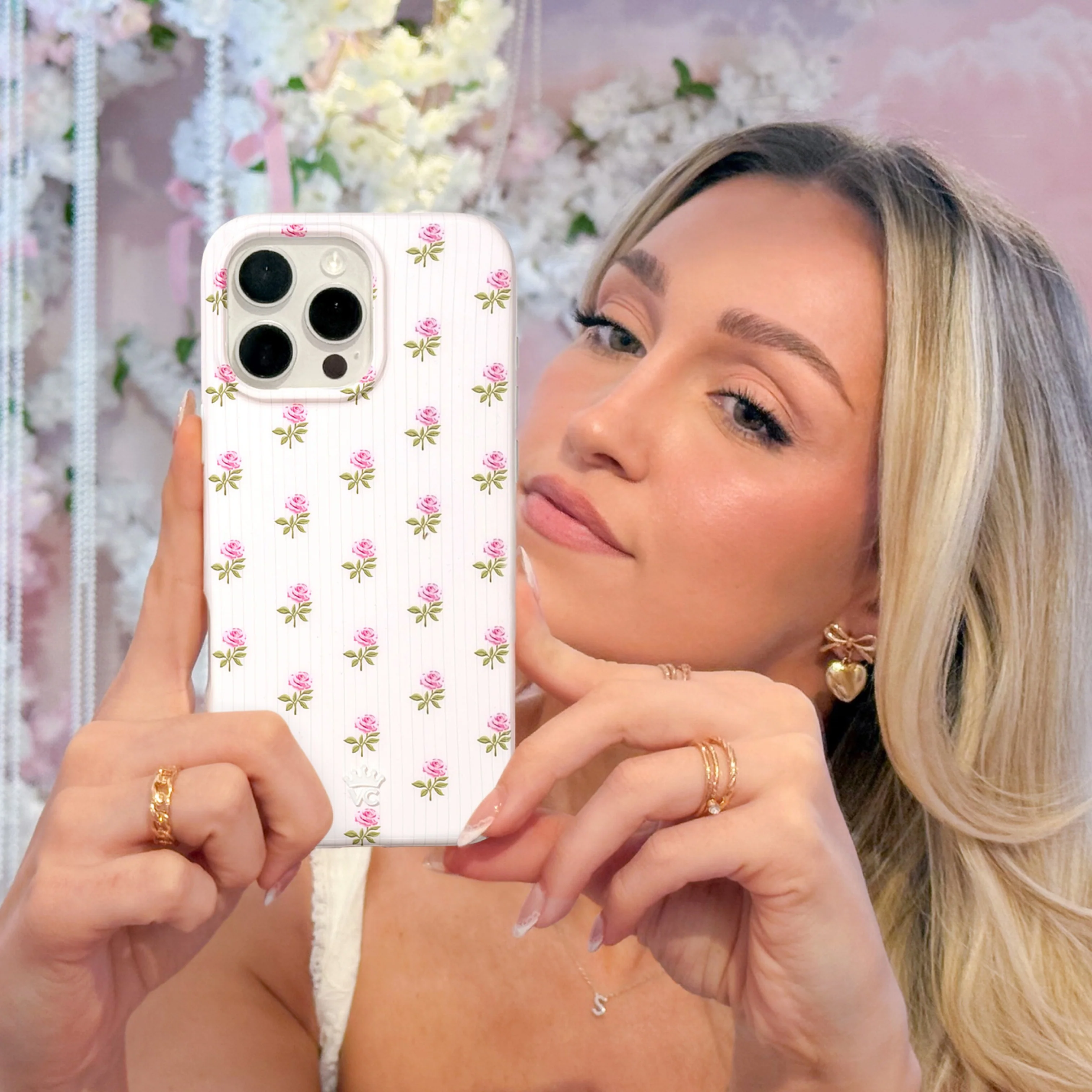 Pink Peony Floral iPhone Case - Image 30