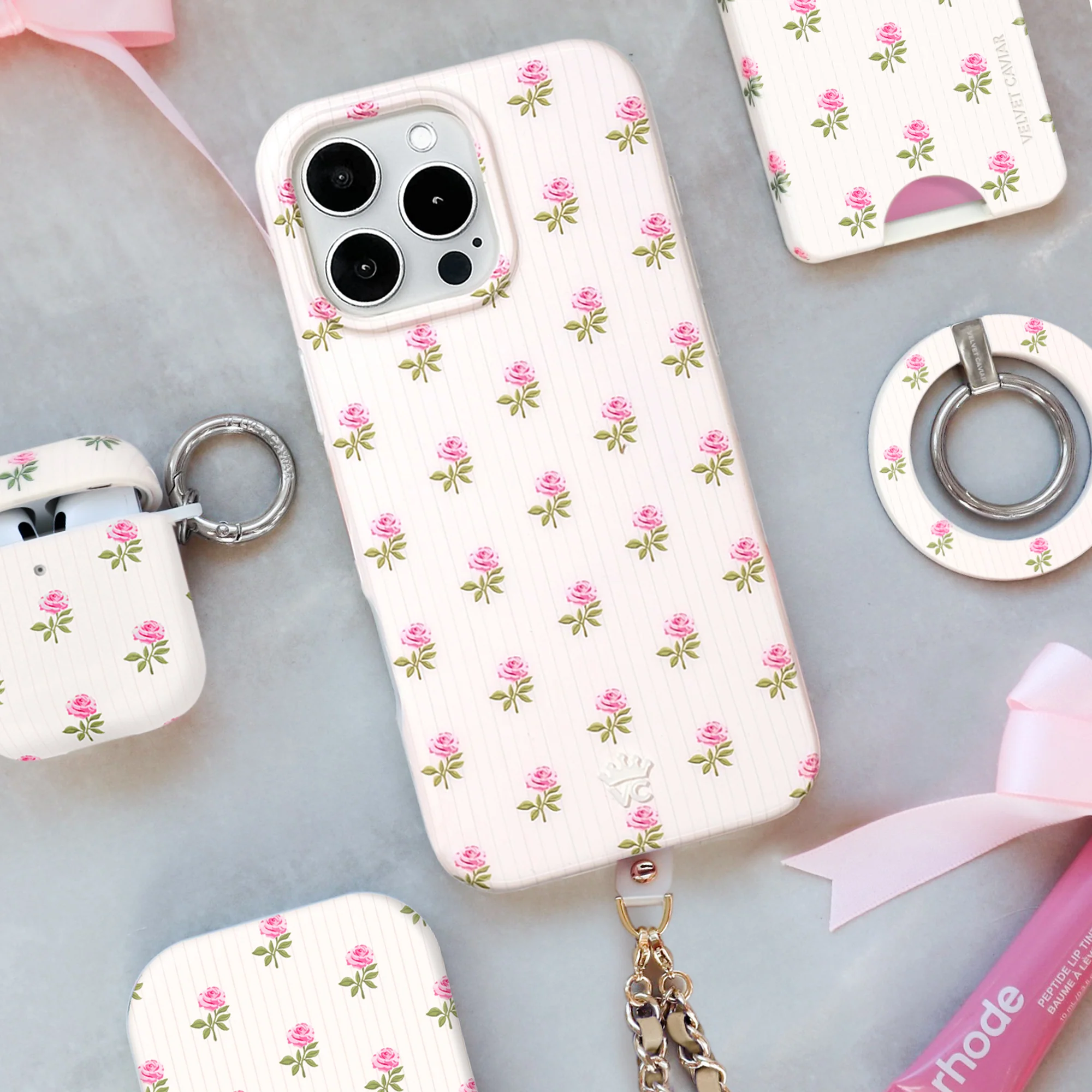 Pink Peony Floral iPhone Case - Image 70