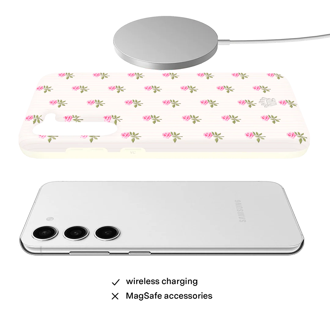 Pink Peony Floral Samsung Case - Image 46