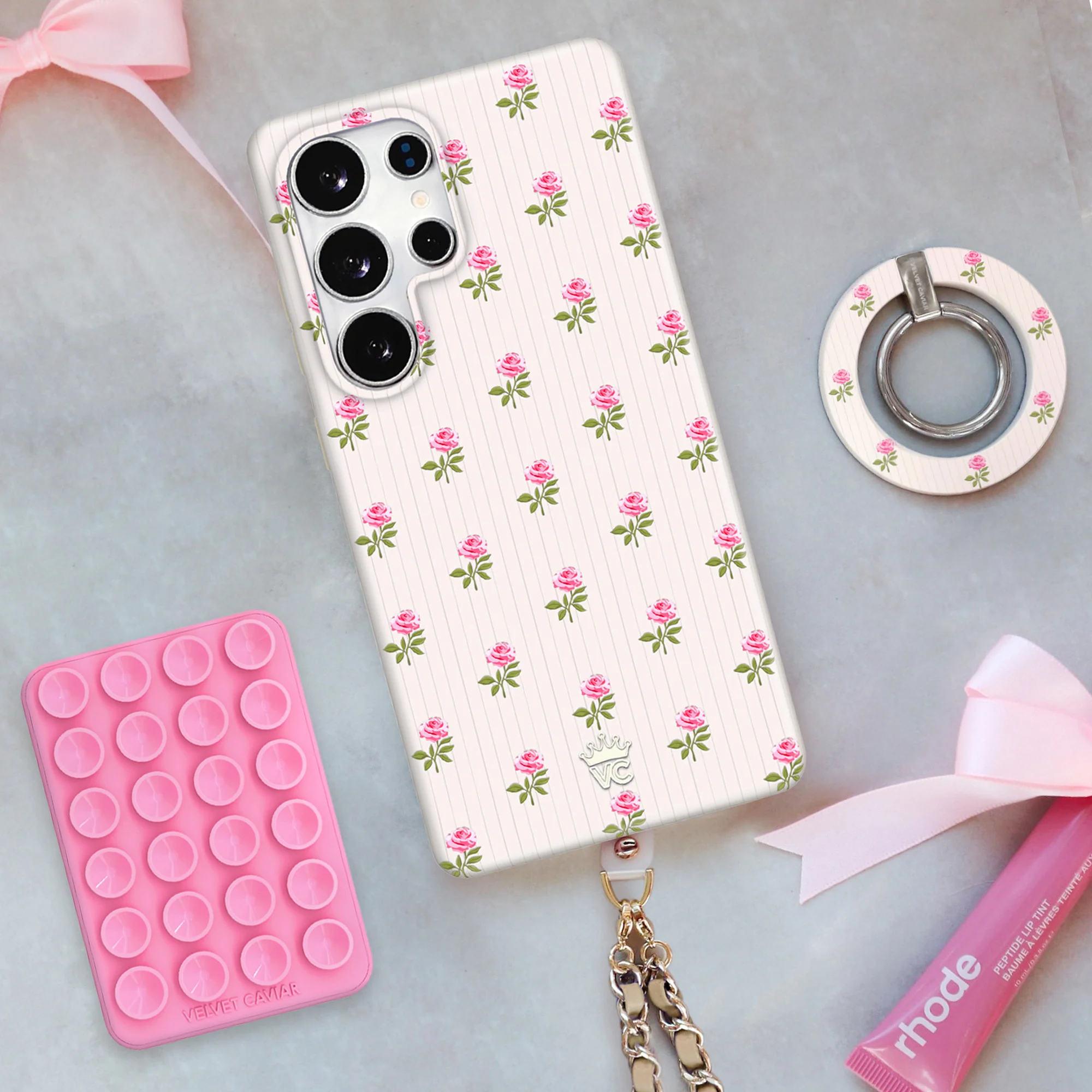 Pink Peony Floral Samsung Case - Image 84