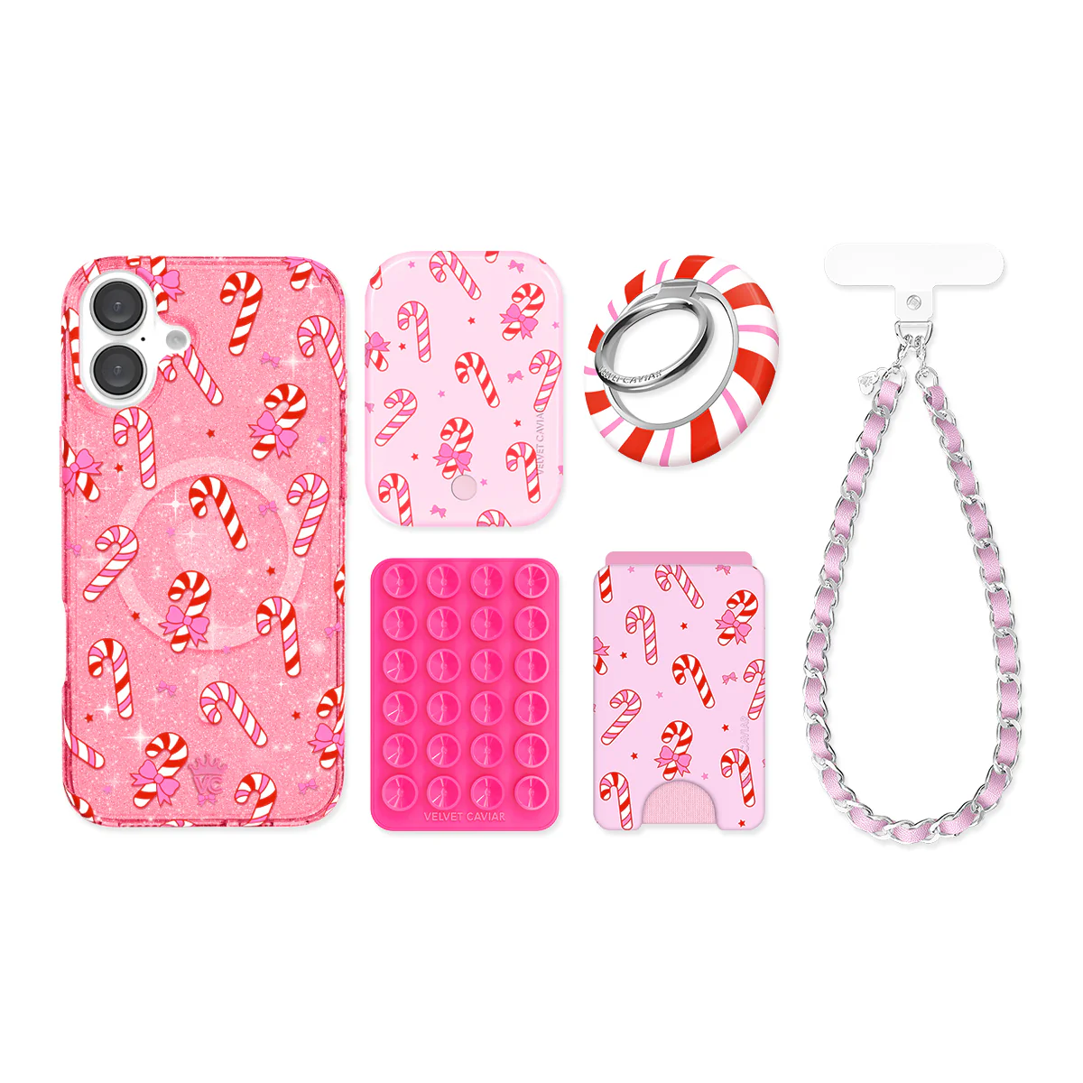 Pink Peppermint Princess iPhone Bundle Set - Image 17