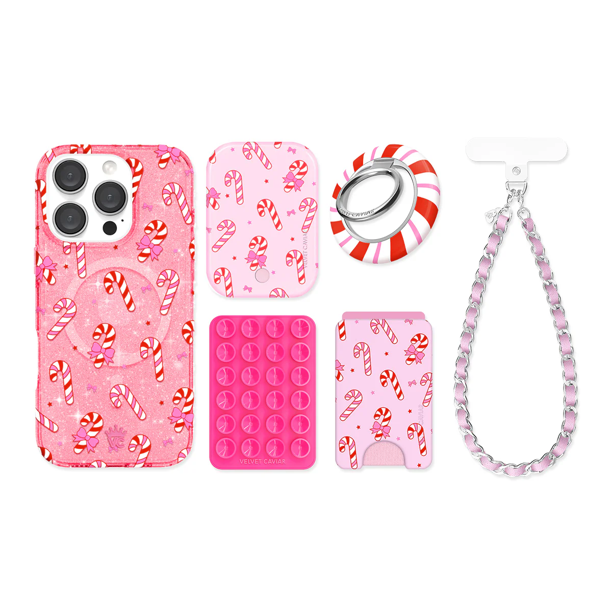 Pink Peppermint Princess iPhone Bundle Set - Image 19