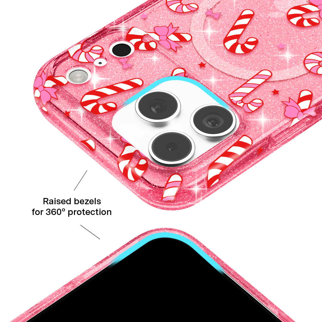 Pink Peppermint Princess iPhone Case - Image 98