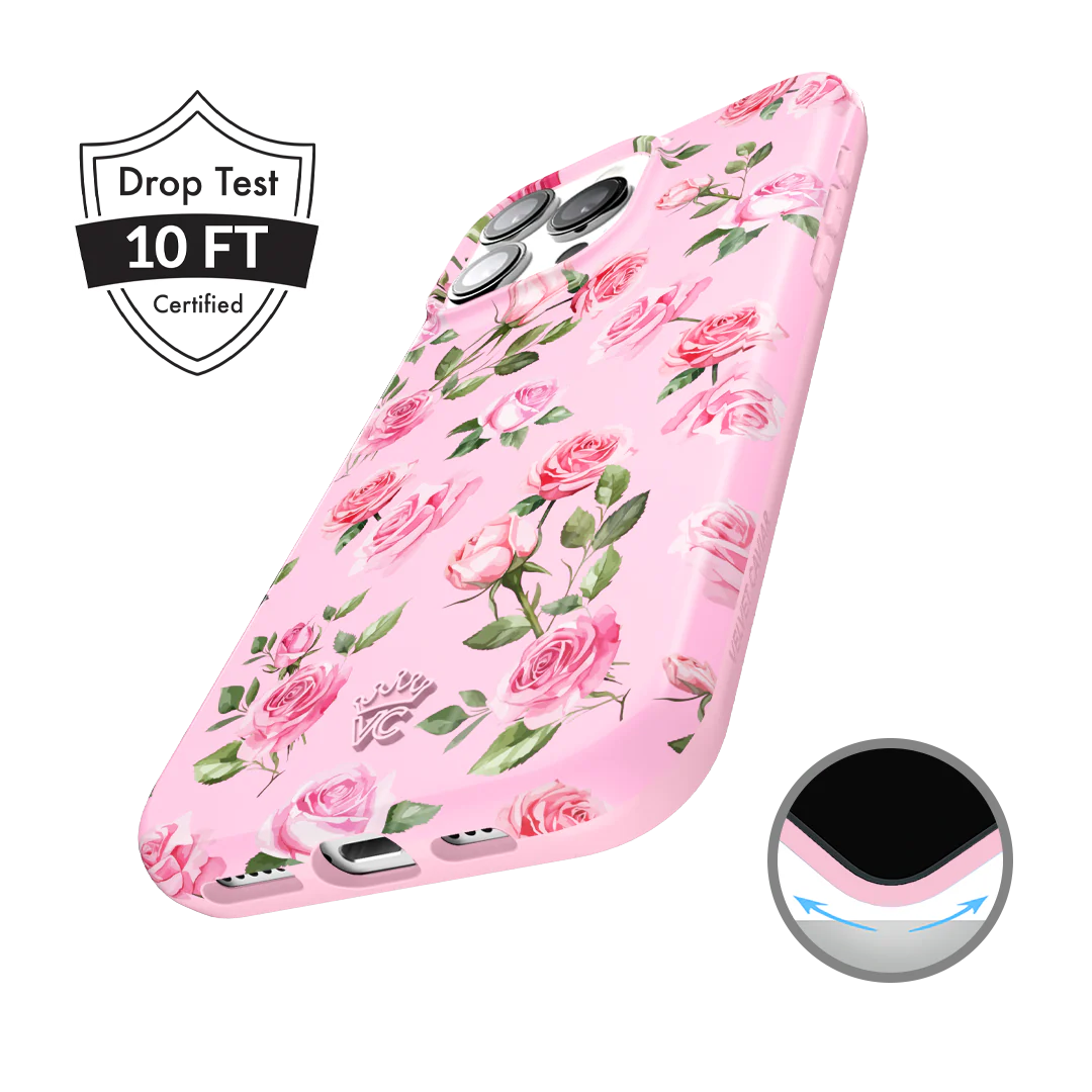 Baby Pink Roses iPhone Case - Image 4