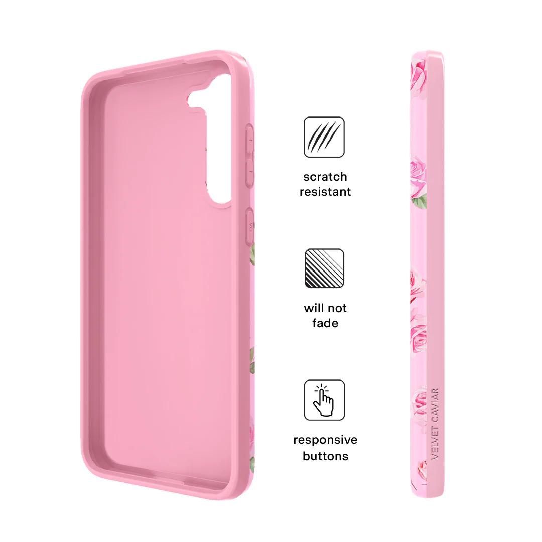 Baby Pink Roses Samsung Case - Image 48