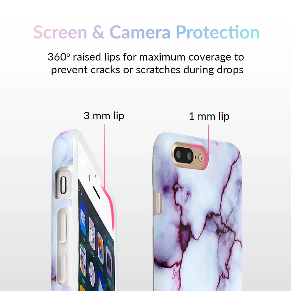 Purple Streak Marble iPhone Case - Image 14