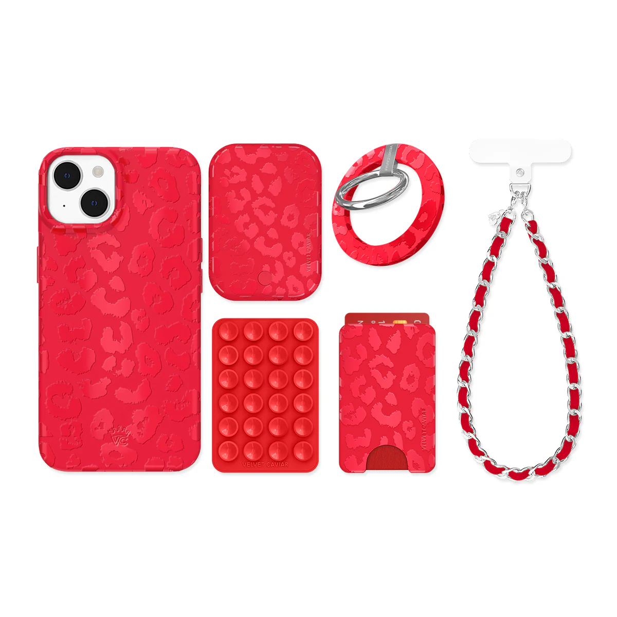 Red Hot Leopard iPhone Bundle Set - Image 12