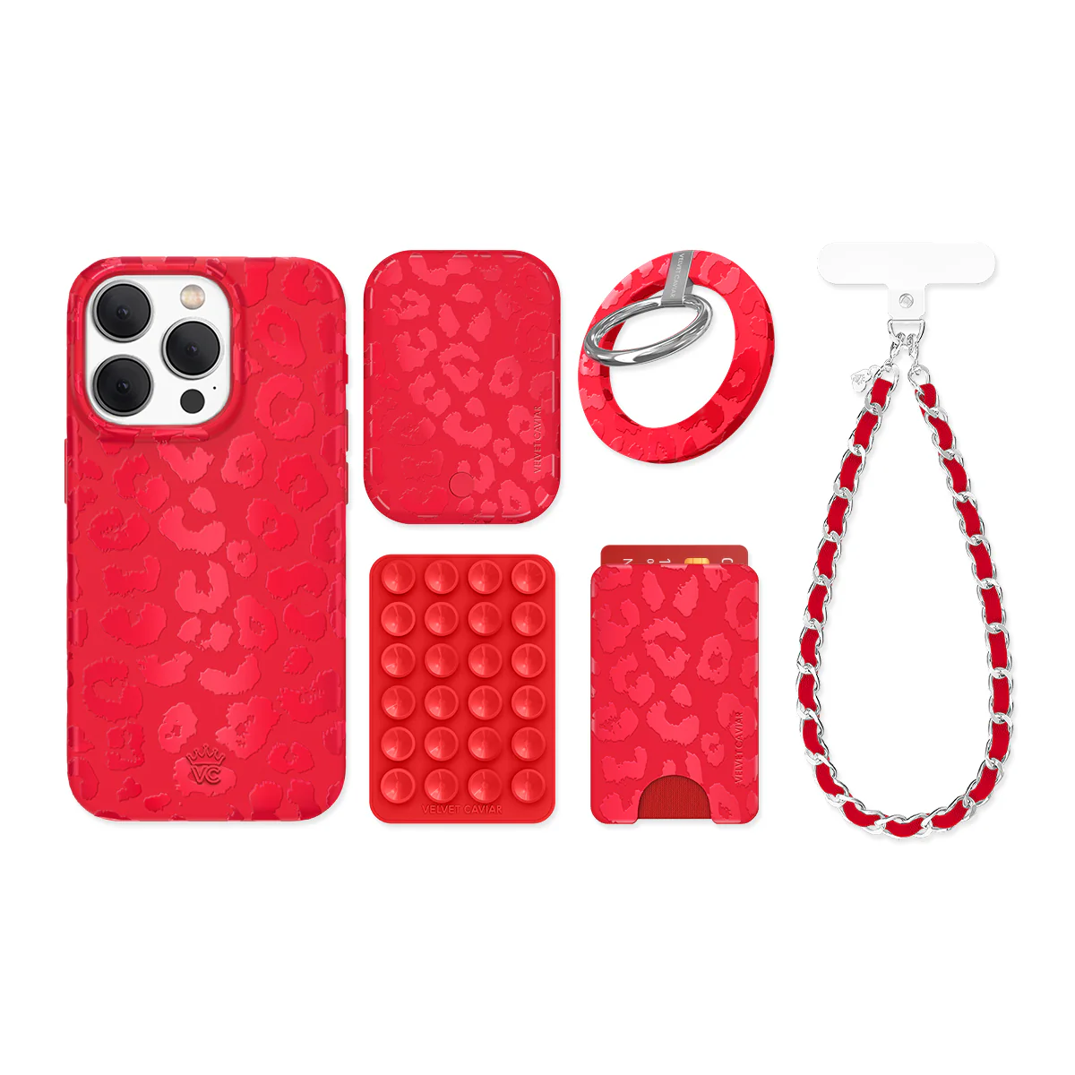 Red Hot Leopard iPhone Bundle Set - Image 15