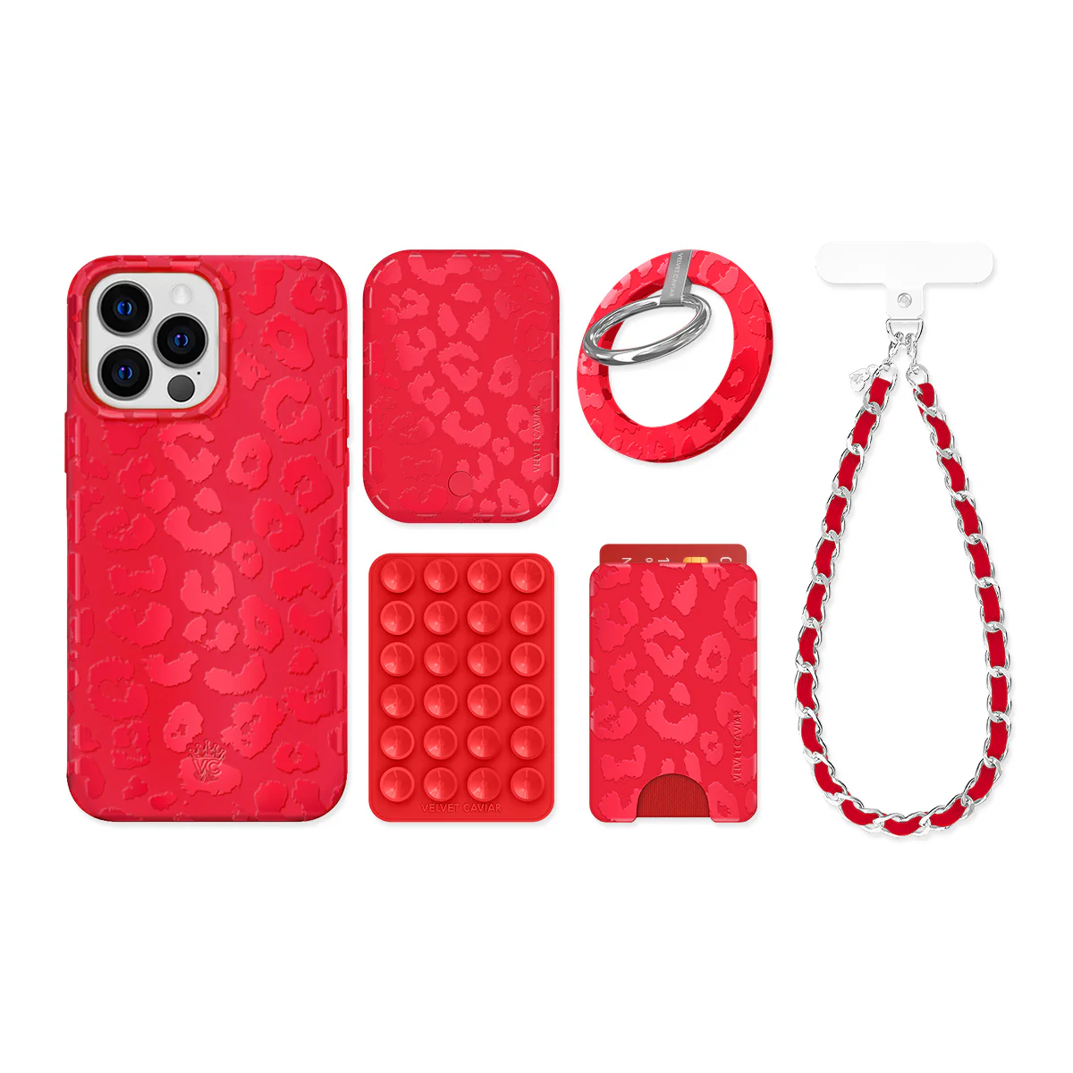 Red Hot Leopard iPhone Bundle Set - Image 2