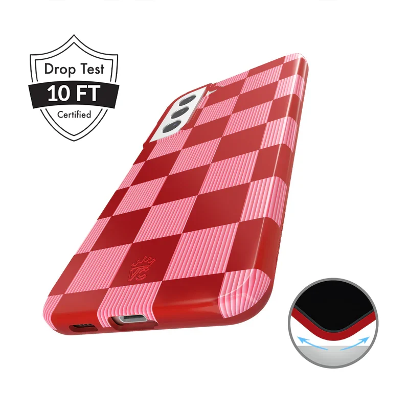 Rose Vibe Checkered Samsung Case - Image 47