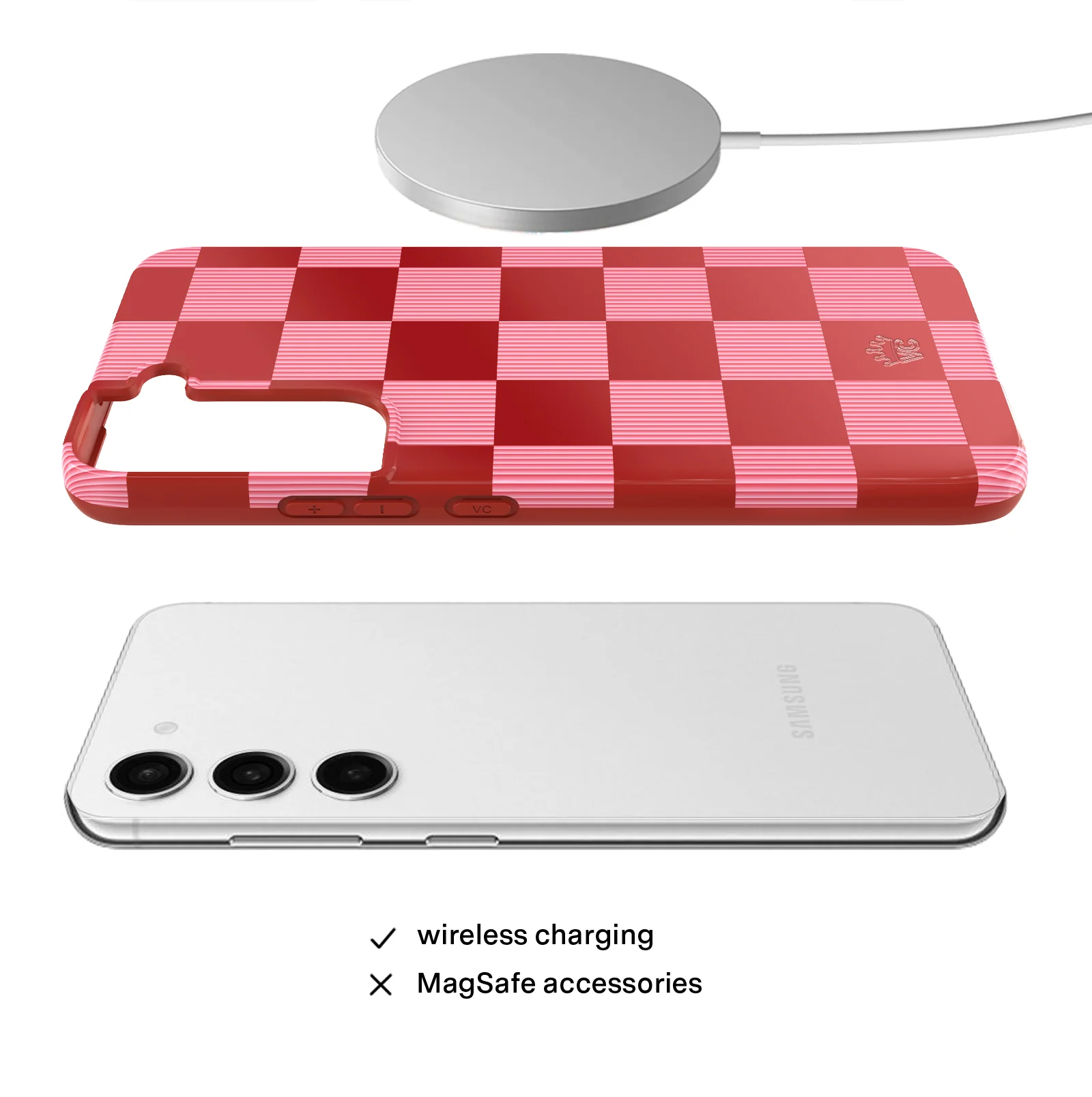 Rose Vibe Checkered Samsung Case - Image 58