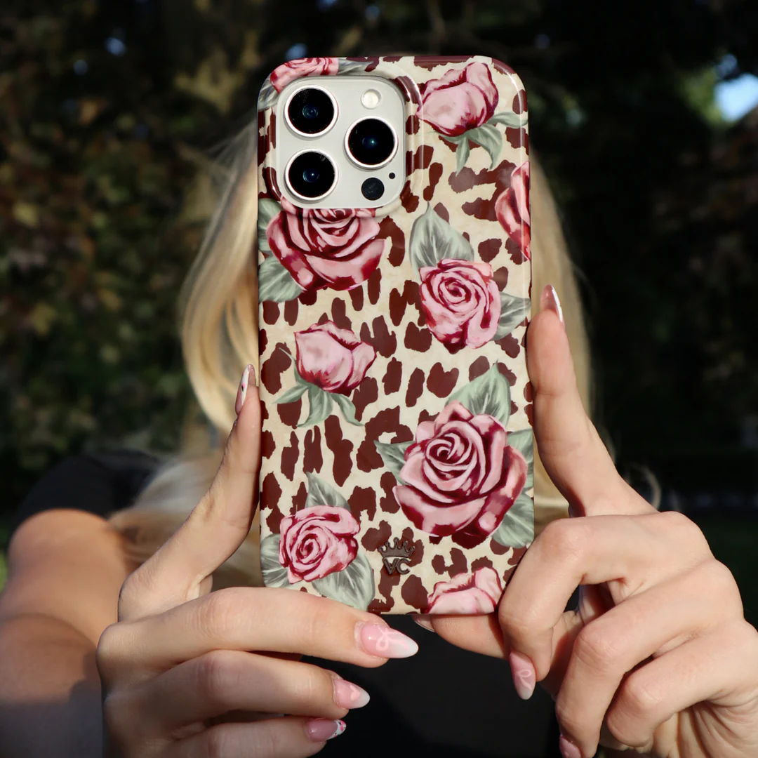 Rosy Leopard iPhone Case - Image 2