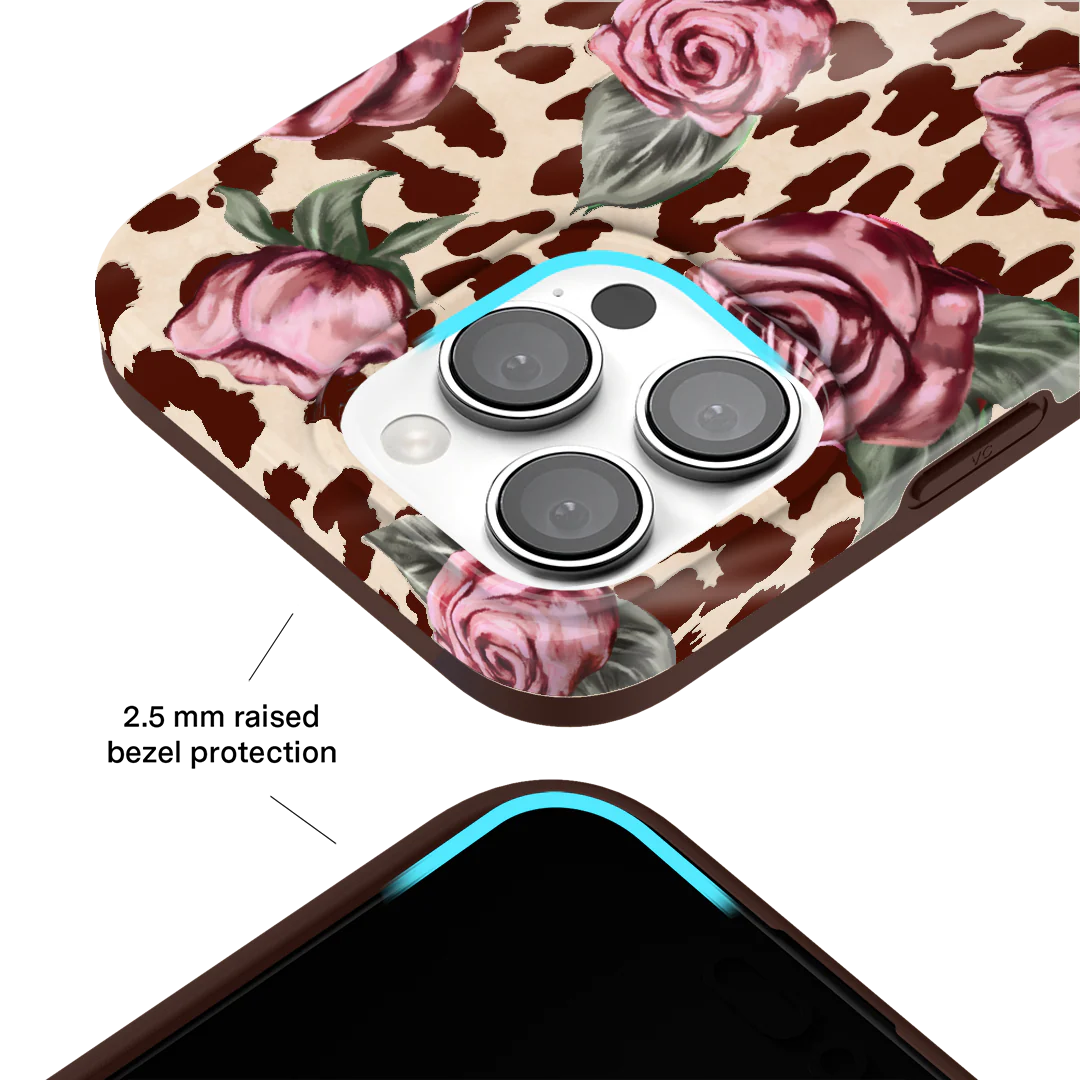 Rosy Leopard iPhone Case - Image 3