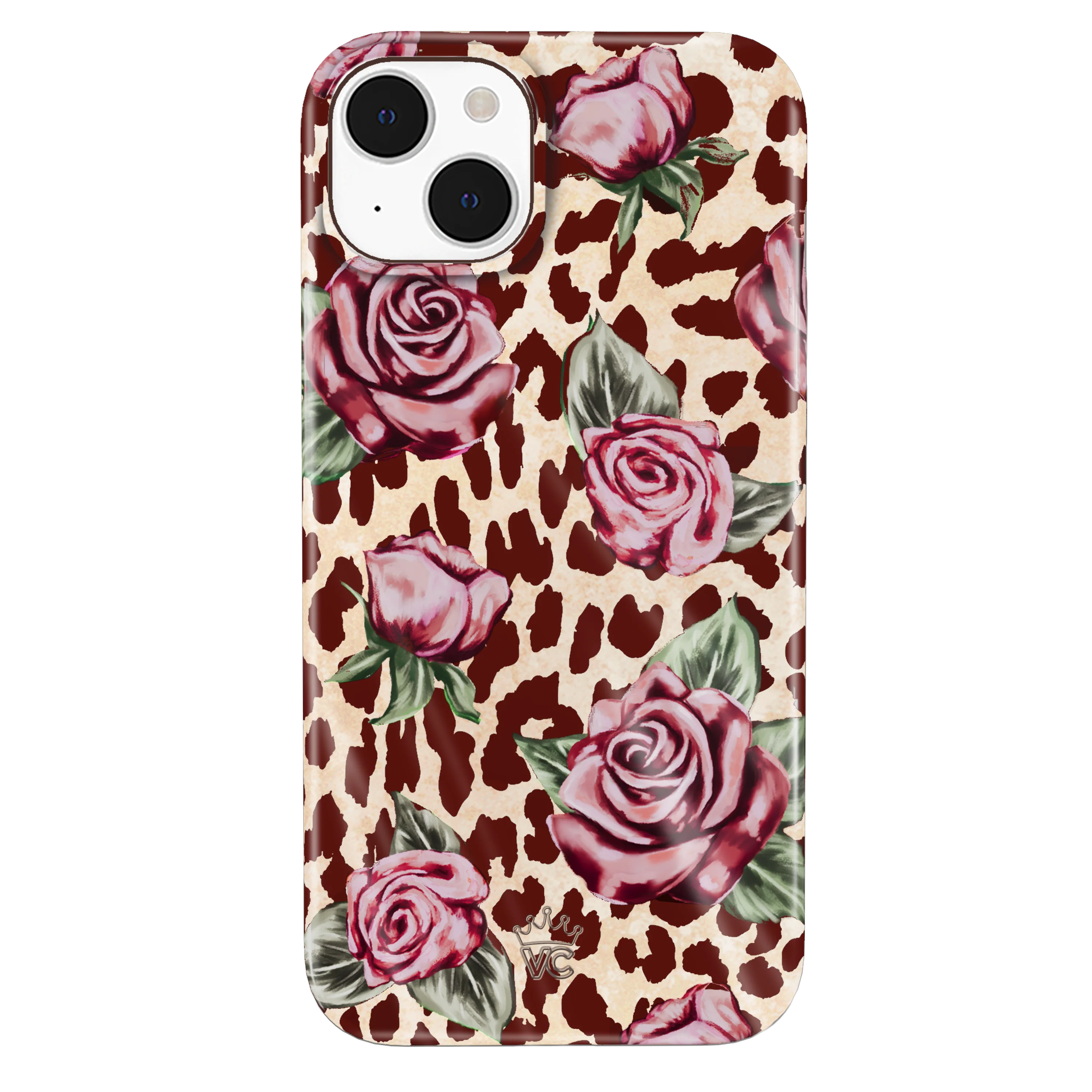 Rosy Leopard iPhone Case - Image 85