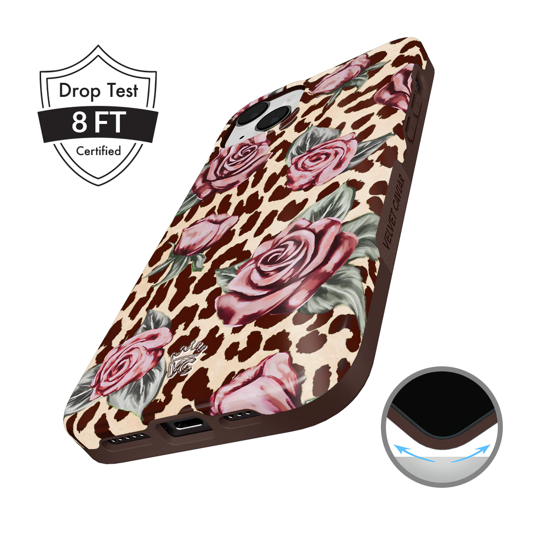 Rosy Leopard iPhone Case - Image 89