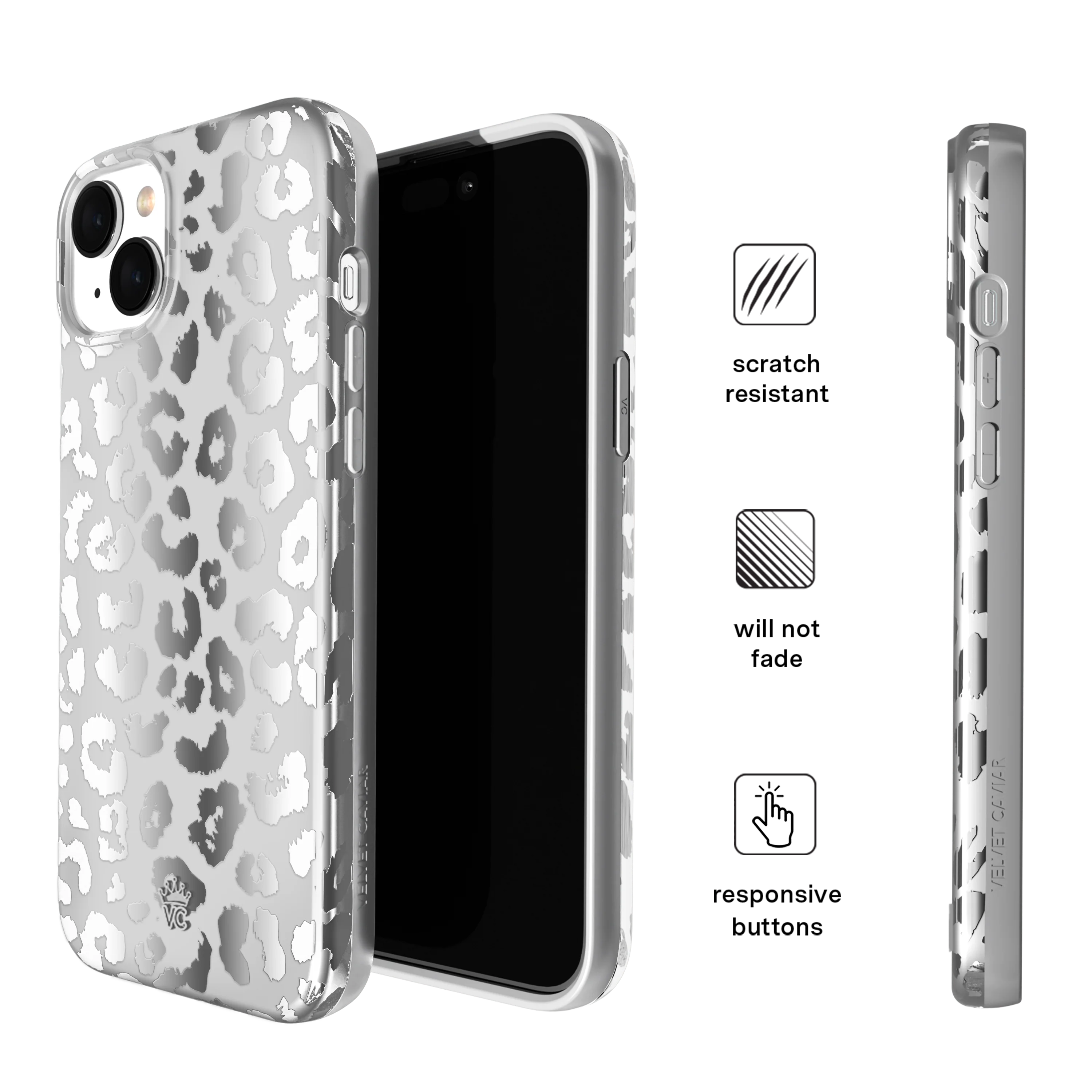 Chrome Leopard iPhone Case - Image 18