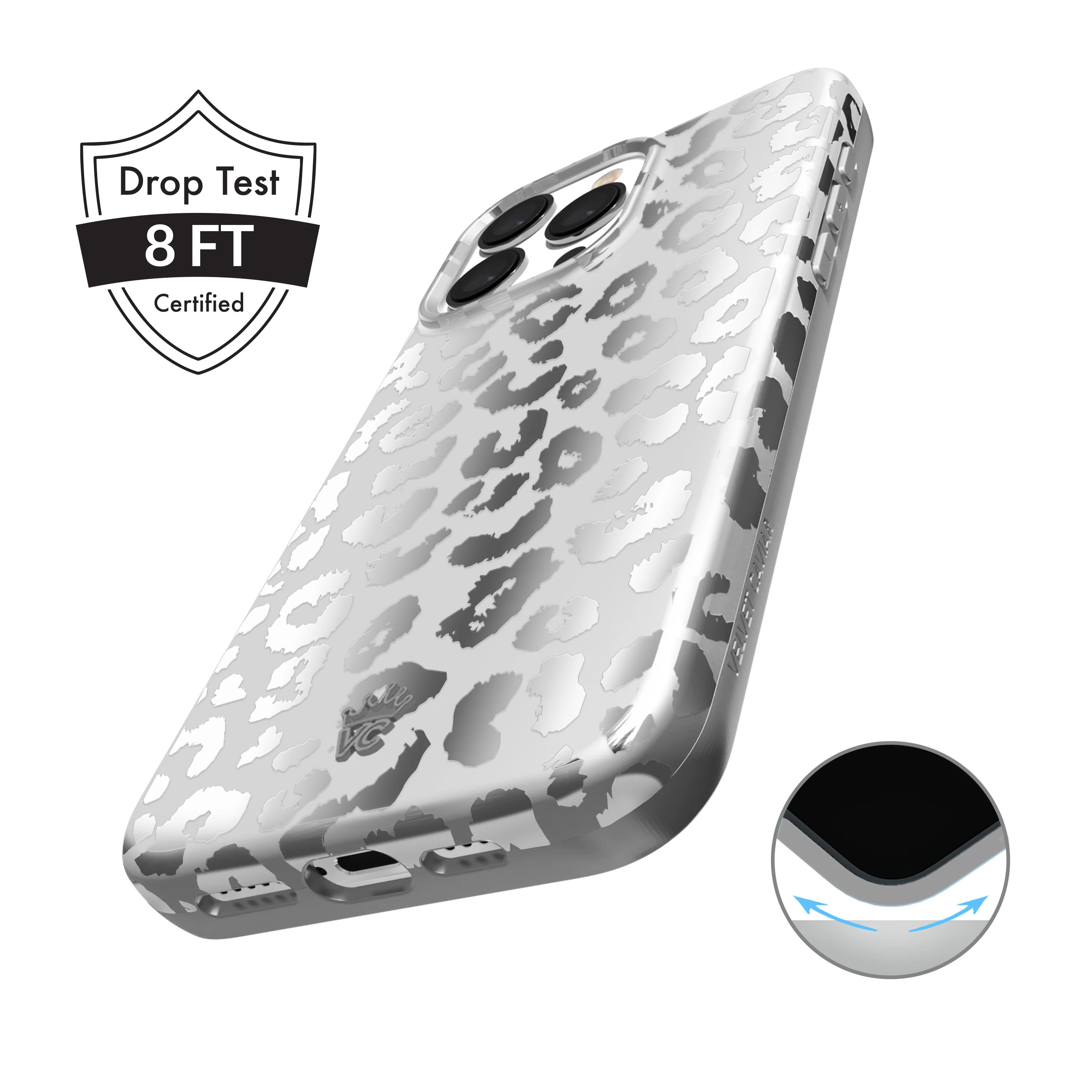 Chrome Leopard iPhone Case - Image 5