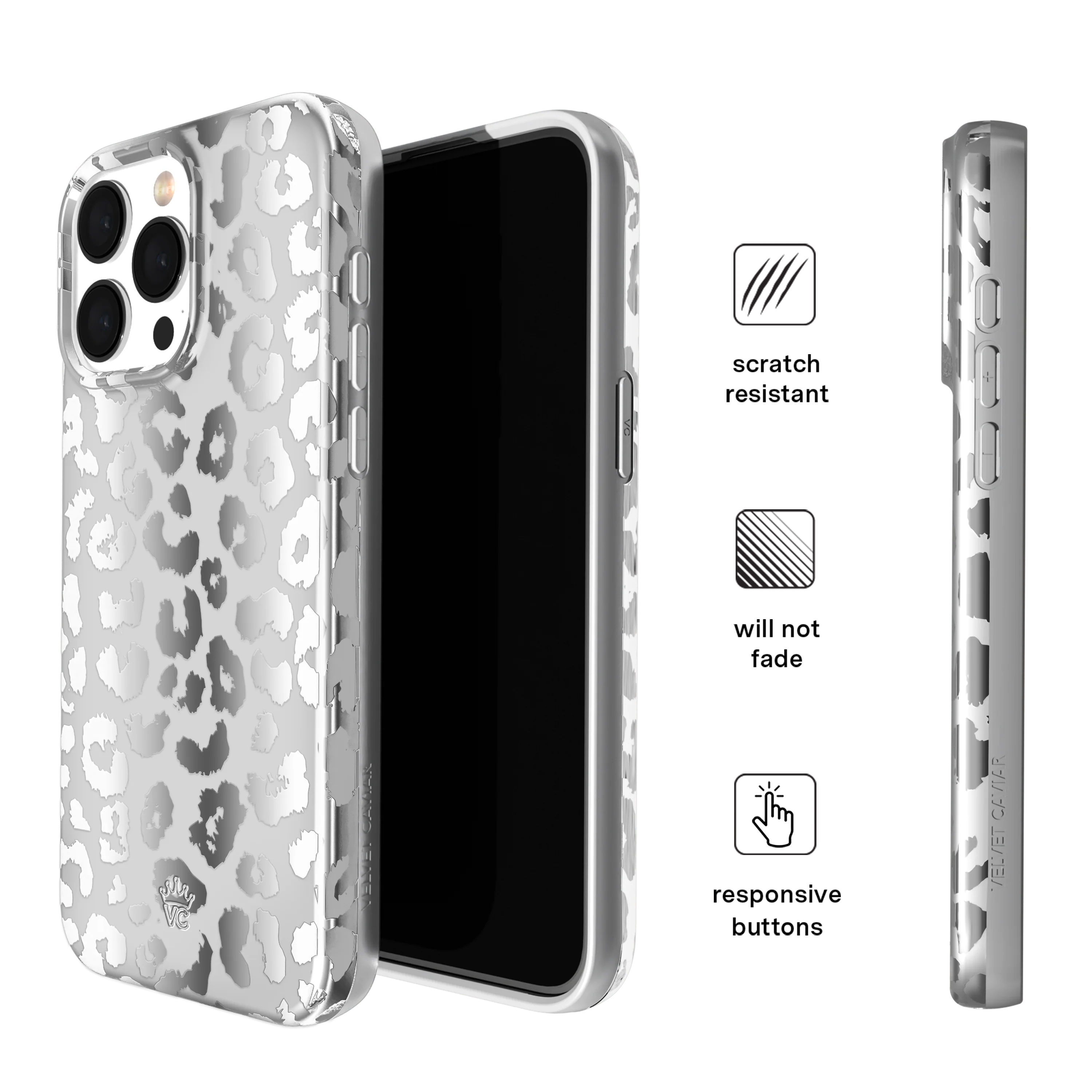 Chrome Leopard iPhone Case - Image 84