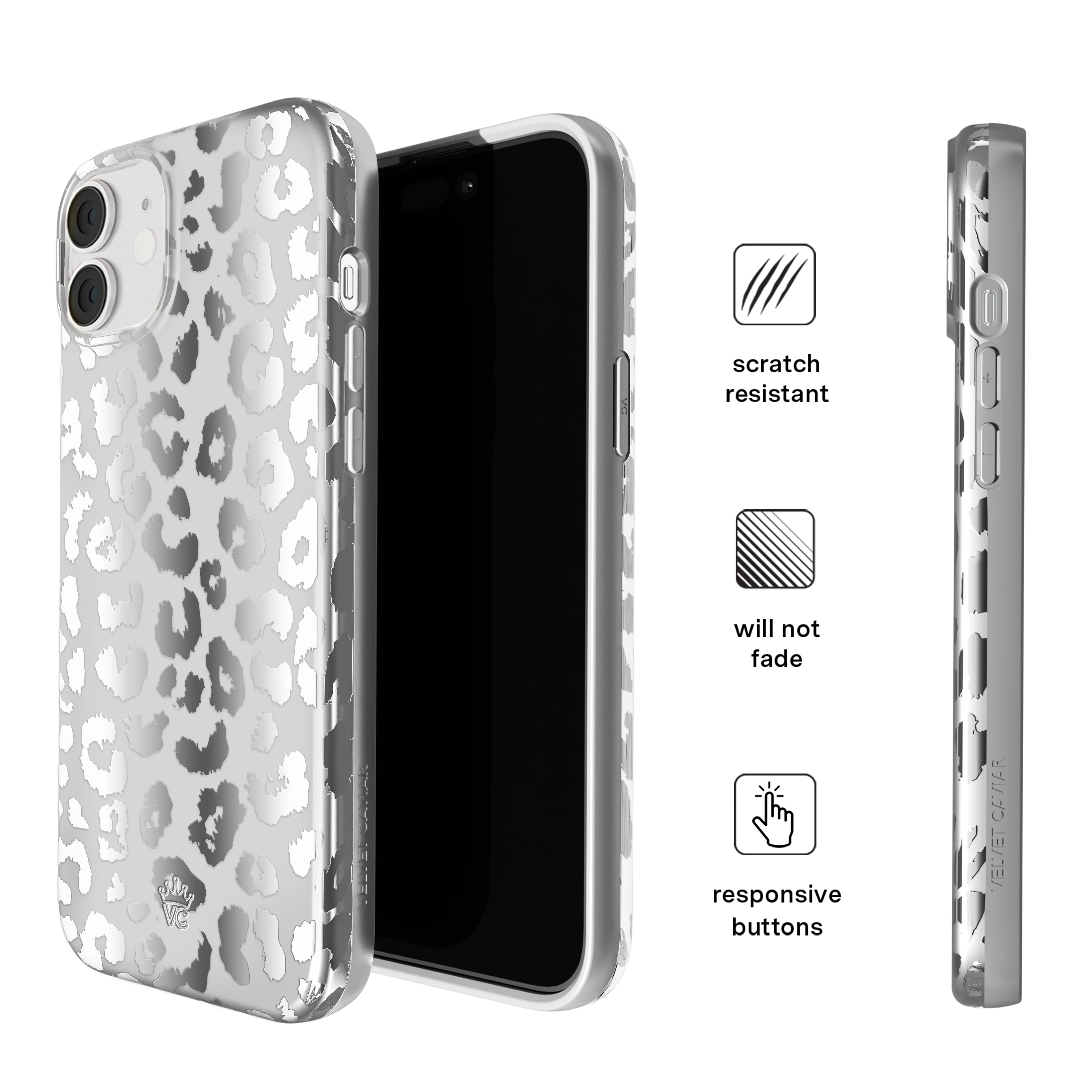 Chrome Leopard iPhone Case - Image 90
