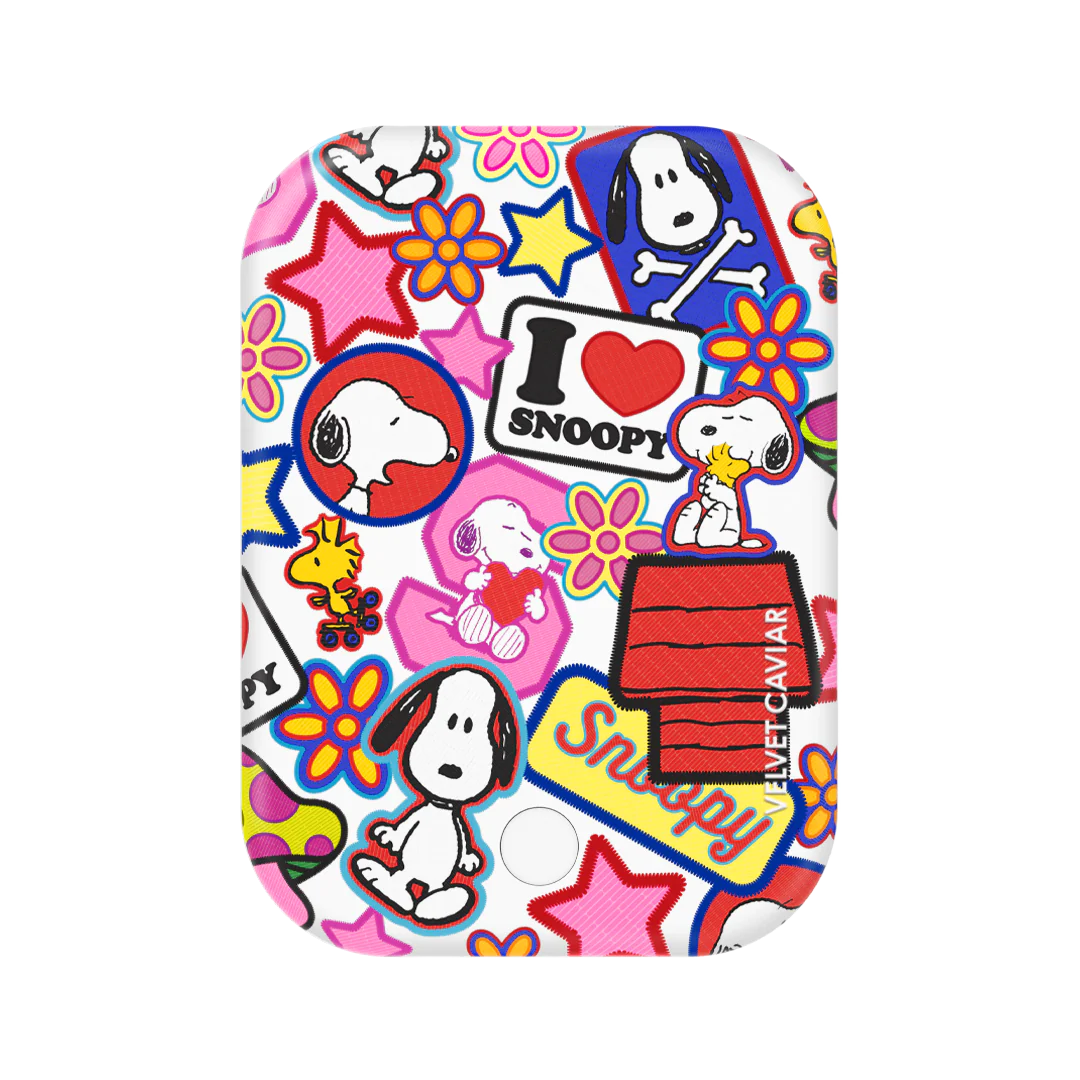 Snoopy Patchwork MagSafe Battery Power Pack