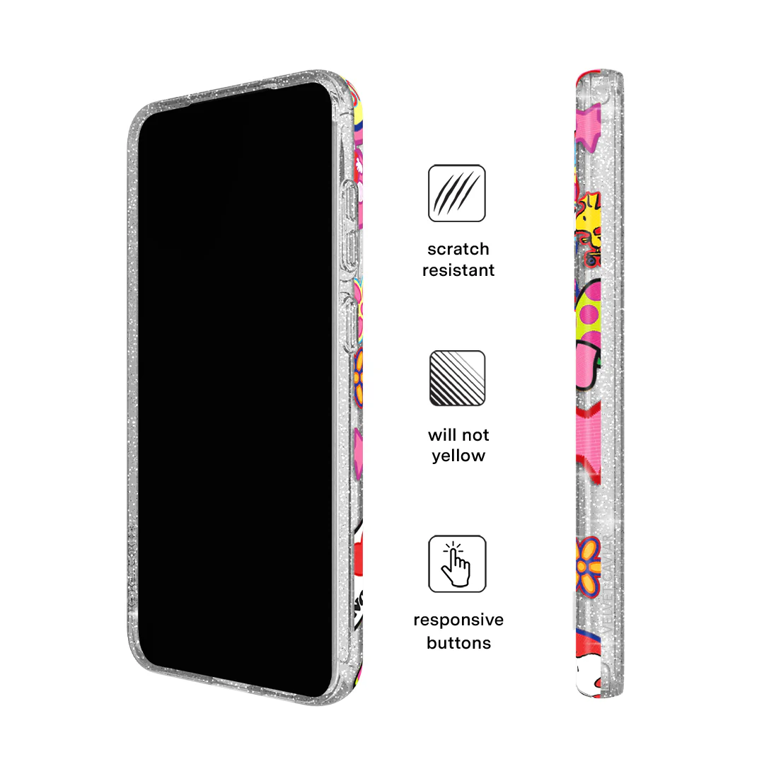 Snoopy Patchwork Glitter Samsung Case - Image 53