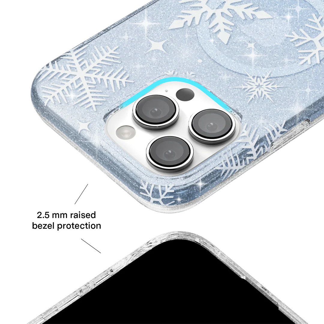 Snow Angel Glitter iPhone Case - Image 29