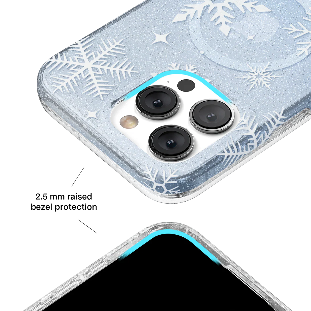 Snow Angel Glitter iPhone Case - Image 71