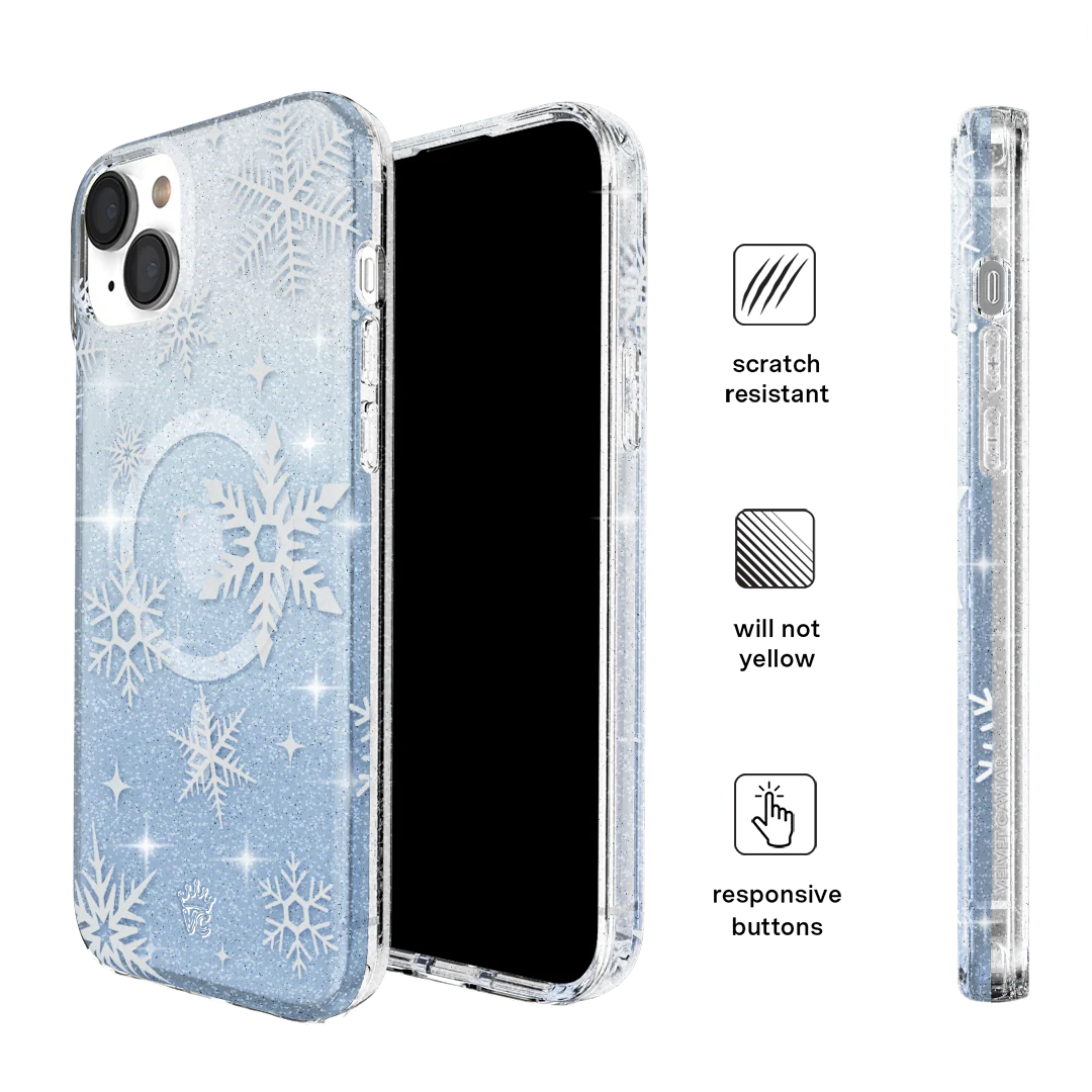 Snow Angel Glitter iPhone Case - Image 98