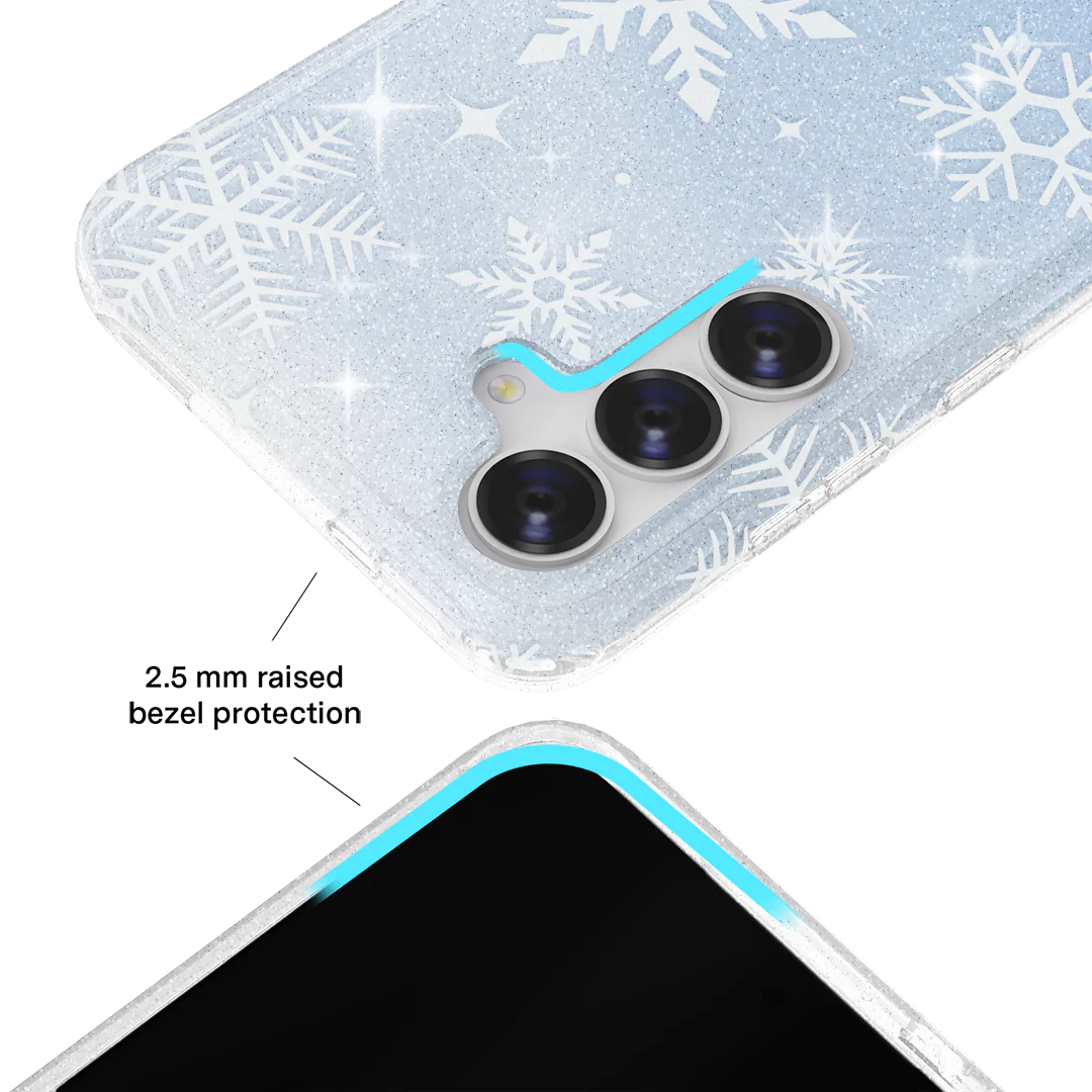 Snow Angel Glitter Samsung Case - Image 22