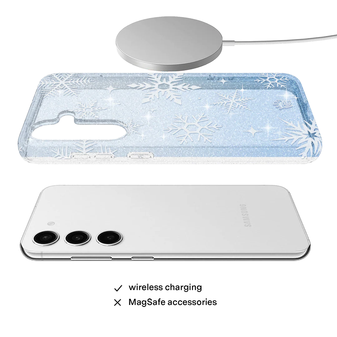 Snow Angel Glitter Samsung Case - Image 23