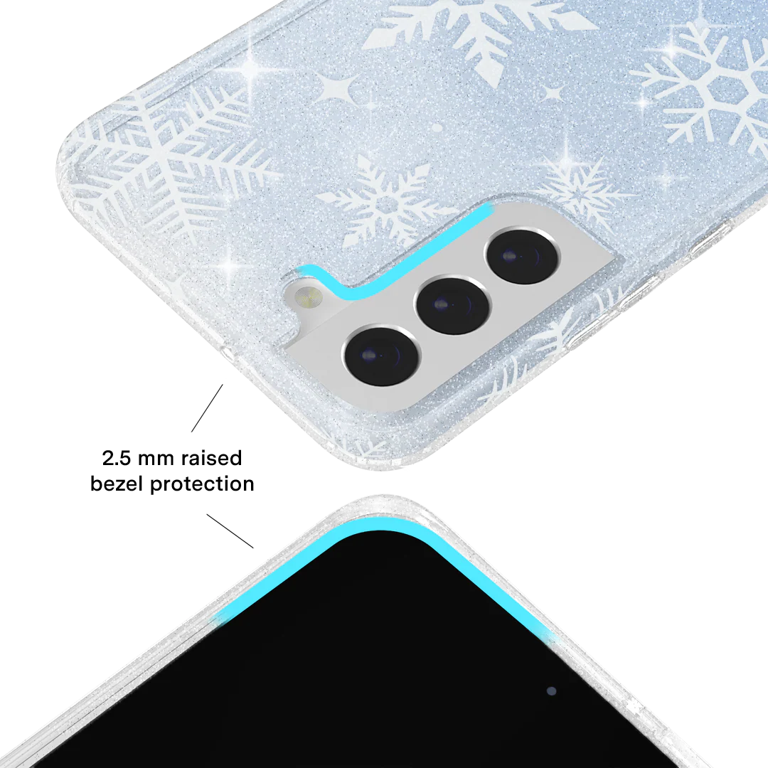 Snow Angel Glitter Samsung Case - Image 47
