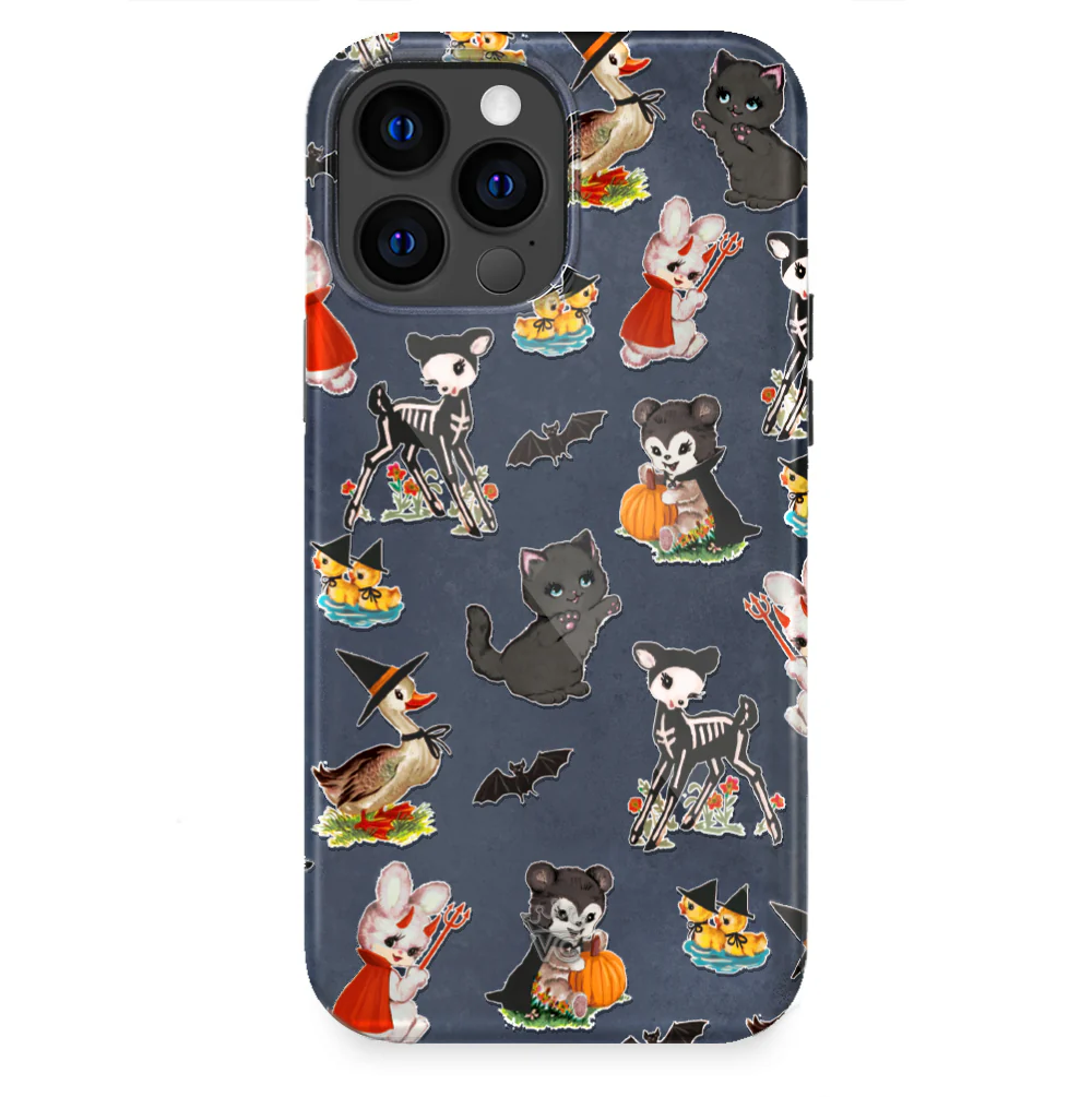 Spooky Baby Animals iPhone Case - Image 67