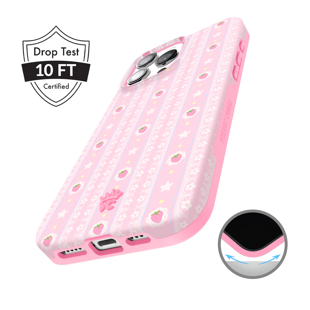 Strawberry Macaron iPhone Case - Image 14