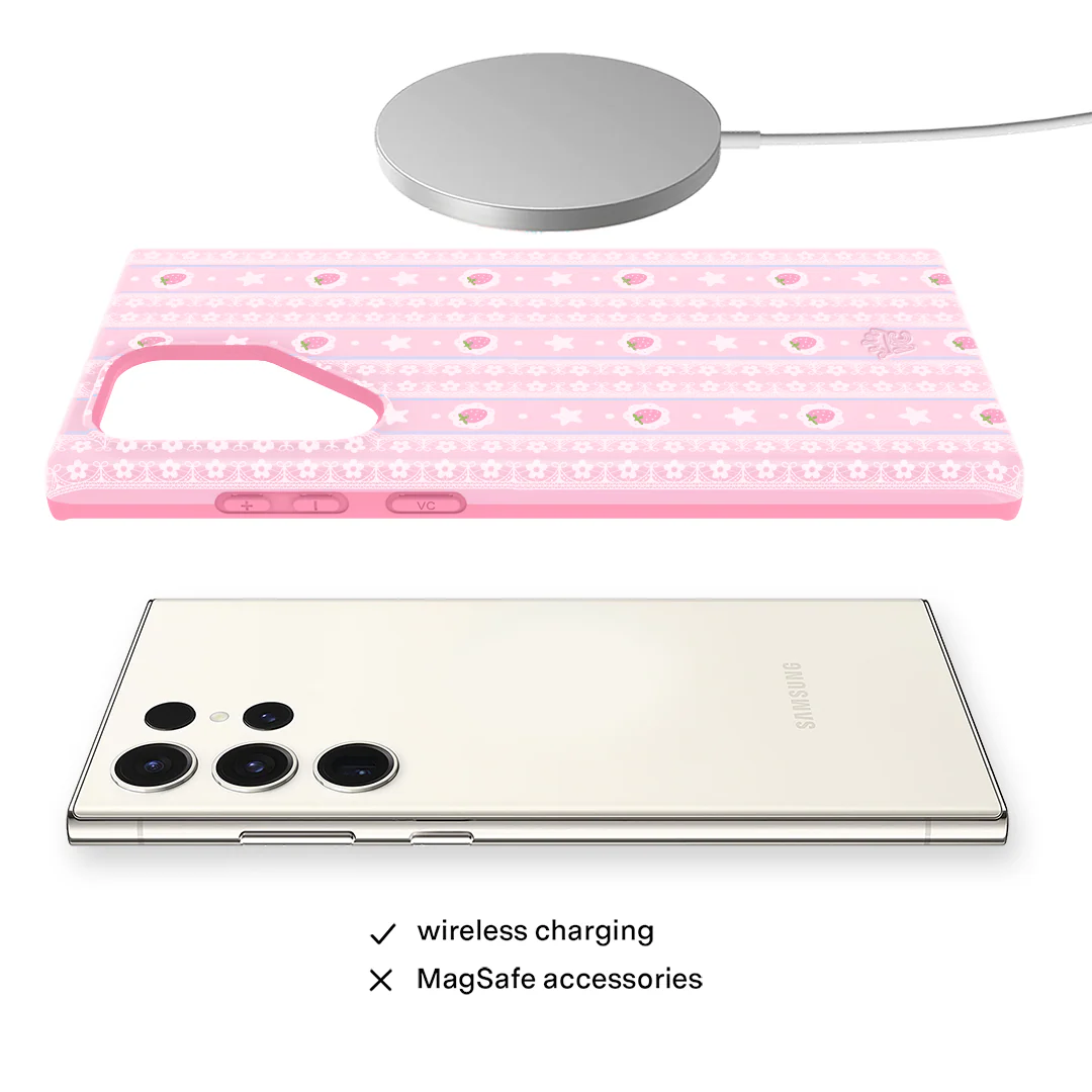Strawberry Macaron Samsung Case - Image 58