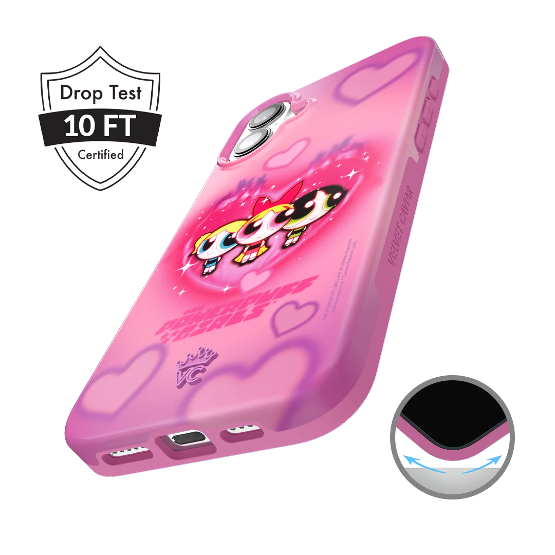 The Powerpuff Girls Airbrush Hearts iPhone Case - Image 26