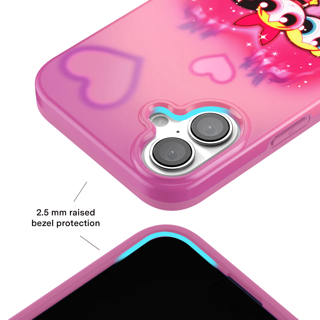 The Powerpuff Girls Airbrush Hearts iPhone Case - Image 3
