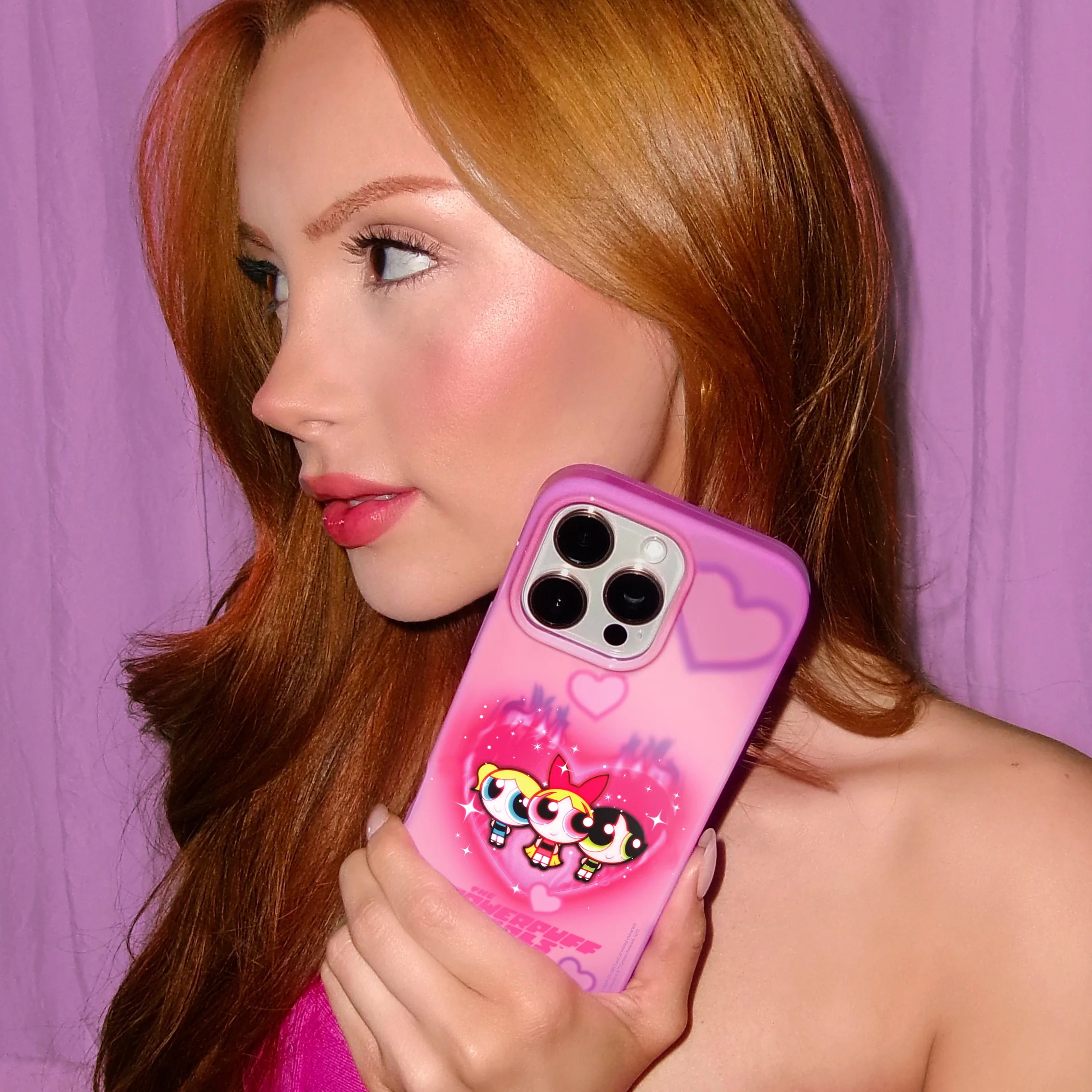 The Powerpuff Girls Airbrush Hearts iPhone Case - Image 30