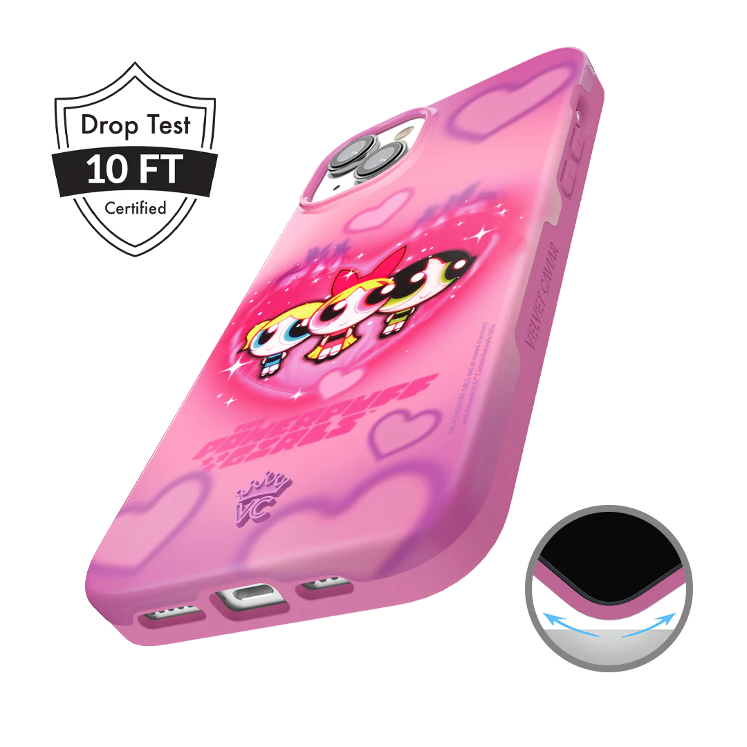 The Powerpuff Girls Airbrush Hearts iPhone Case - Image 33