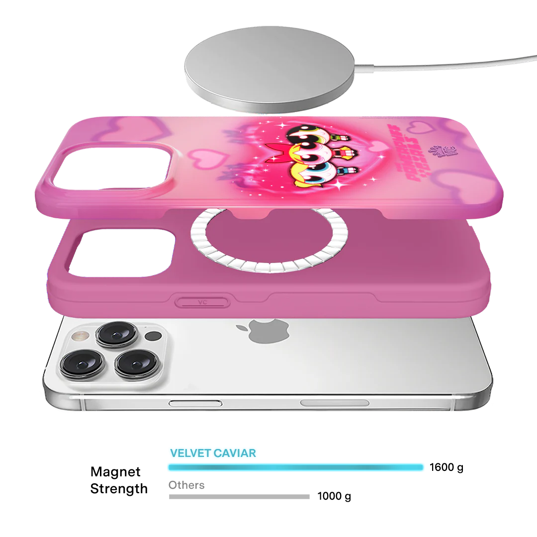 The Powerpuff Girls Airbrush Hearts iPhone Case - Image 39