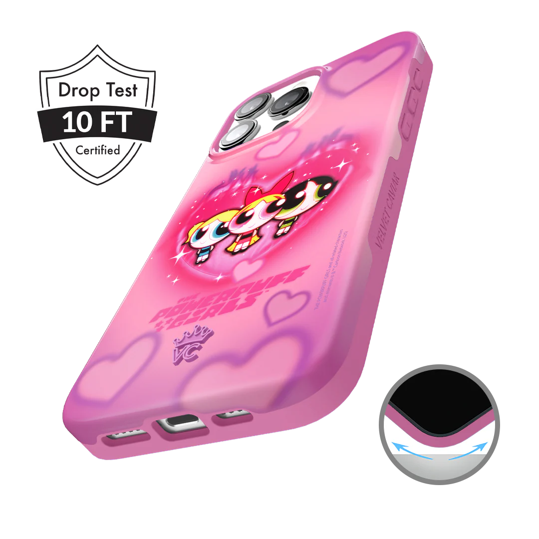 The Powerpuff Girls Airbrush Hearts iPhone Case - Image 40