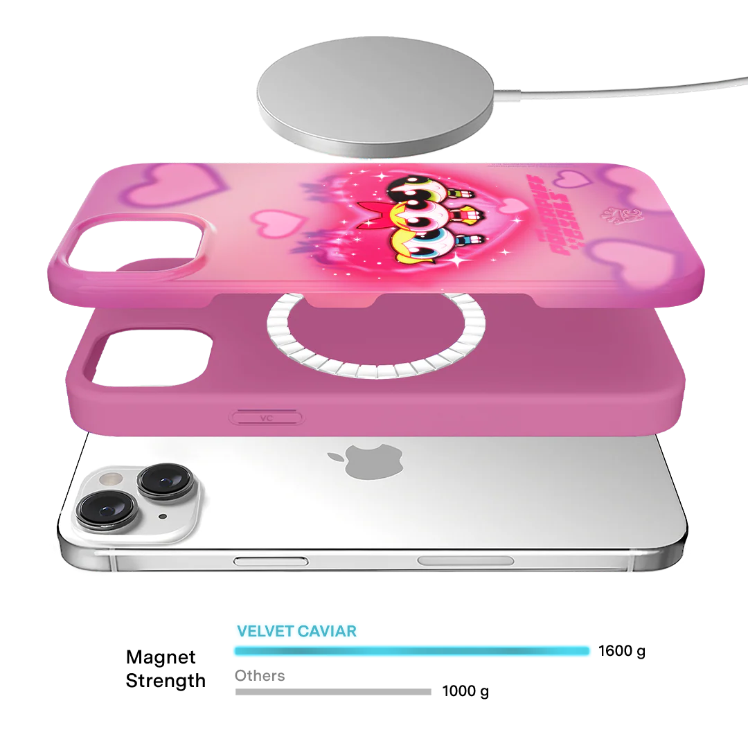 The Powerpuff Girls Airbrush Hearts iPhone Case - Image 60