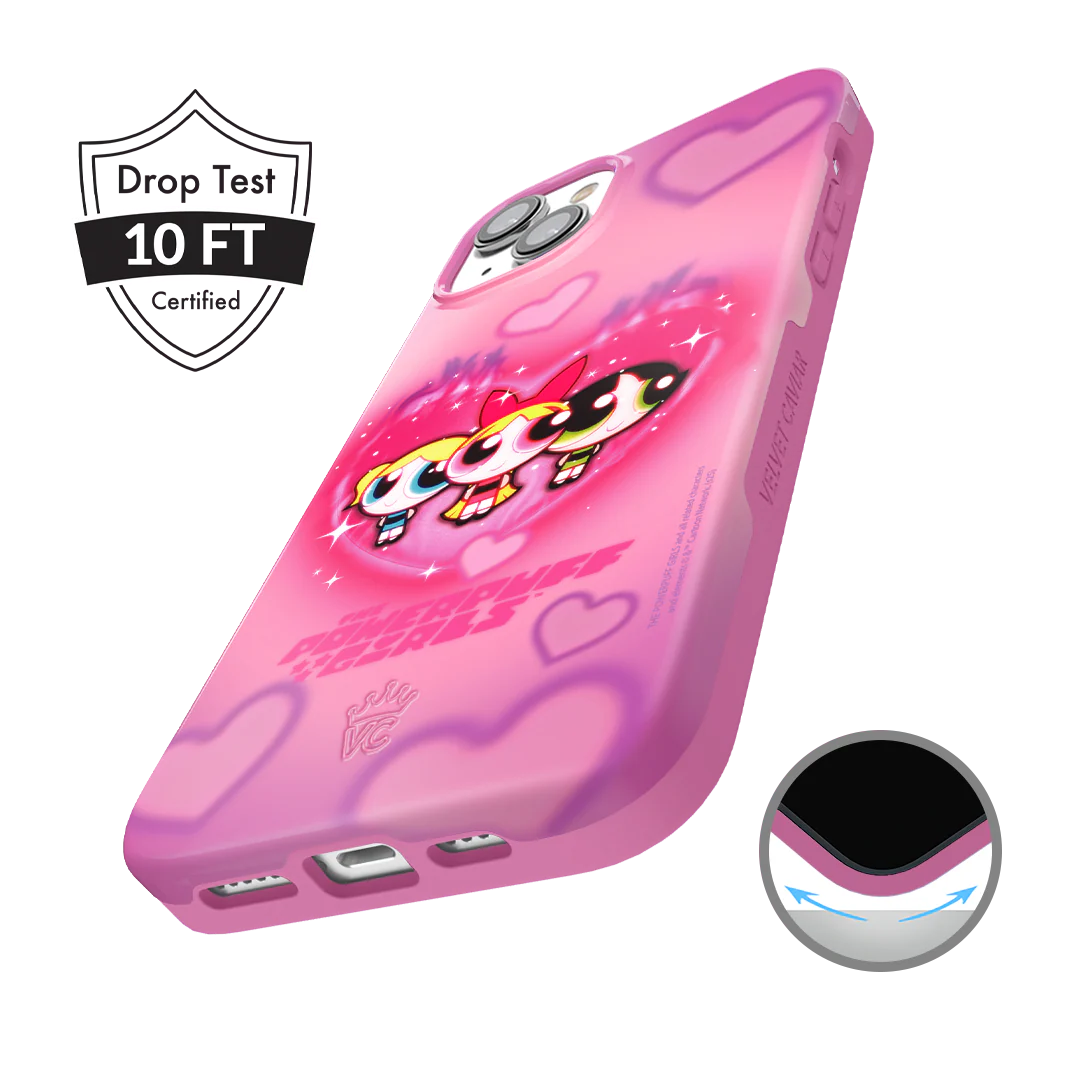 The Powerpuff Girls Airbrush Hearts iPhone Case - Image 61