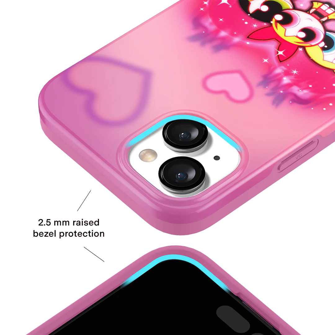 The Powerpuff Girls Airbrush Hearts iPhone Case - Image 80