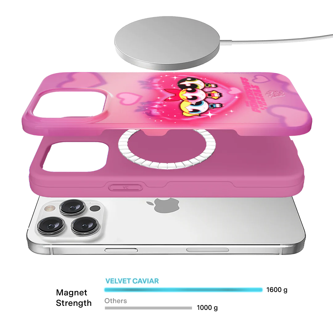 The Powerpuff Girls Airbrush Hearts iPhone Case - Image 95