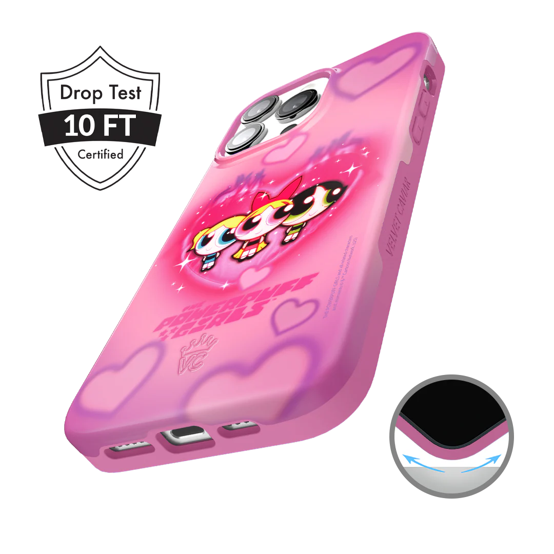 The Powerpuff Girls Airbrush Hearts iPhone Case - Image 96