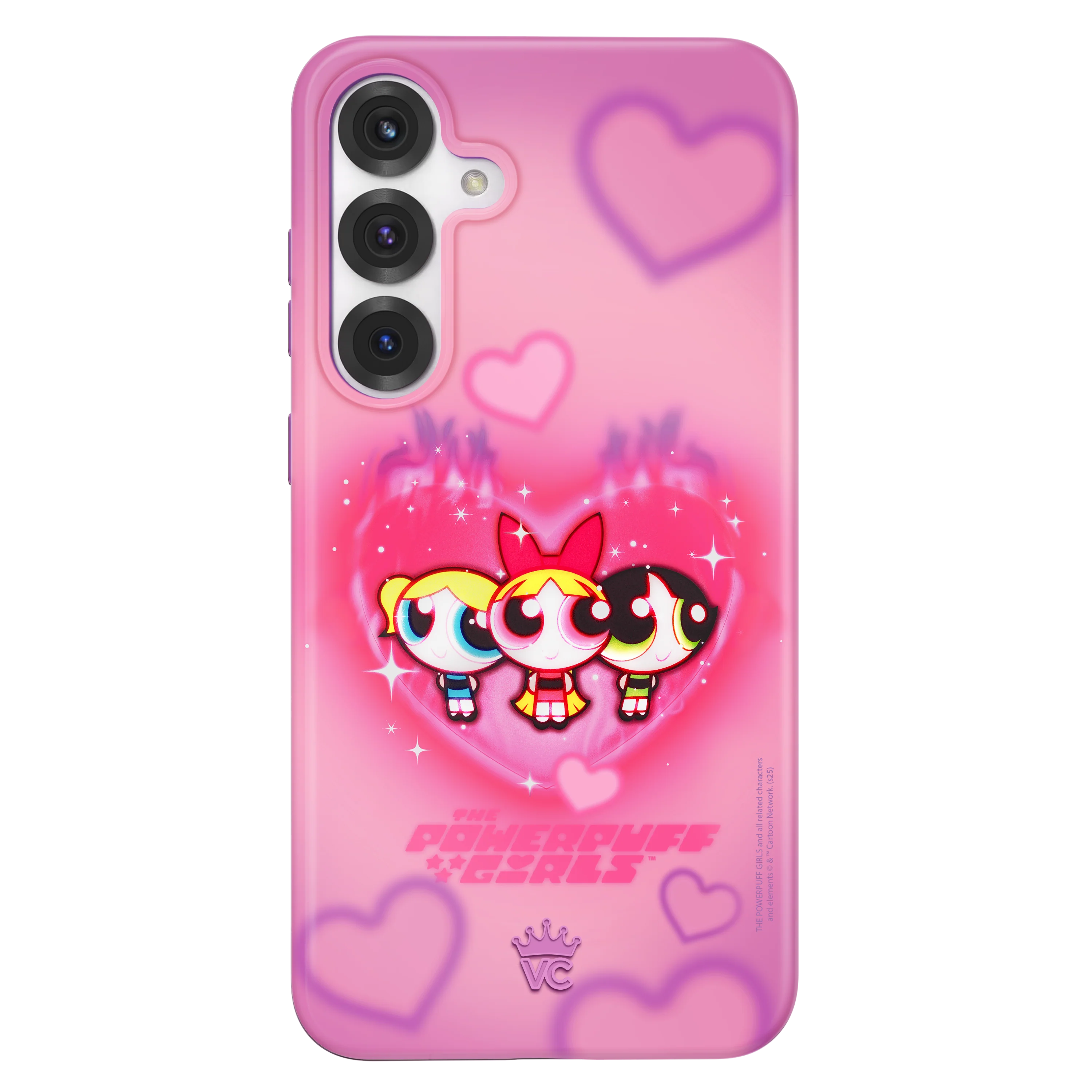 The Powerpuff Girls Airbrush Hearts Samsung Case