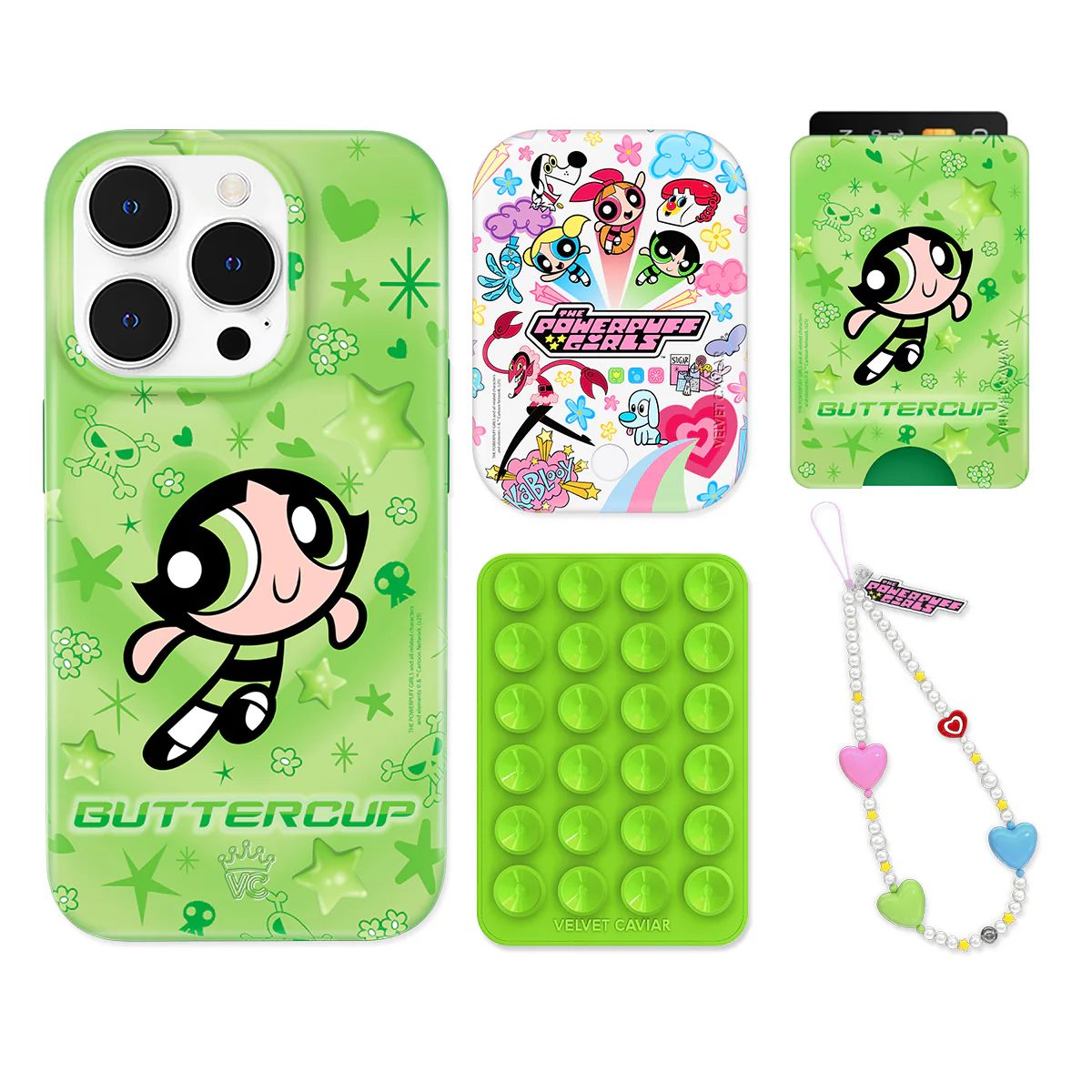 The Powerpuff Girls Buttercup iPhone Bundle Set - Wallet - Image 13