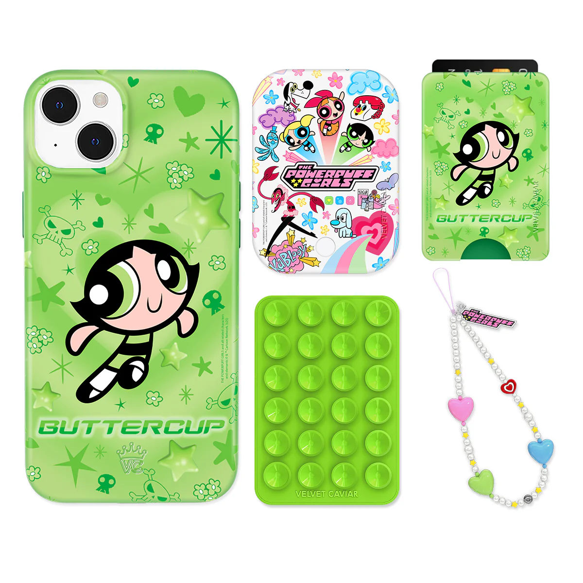 The Powerpuff Girls Buttercup iPhone Bundle Set - Wallet - Image 15