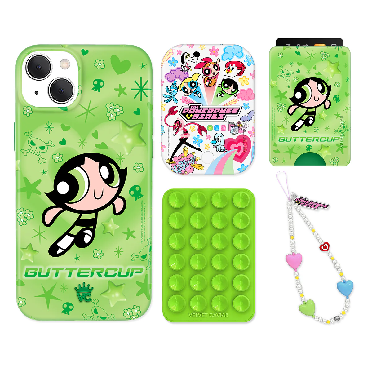The Powerpuff Girls Buttercup iPhone Bundle Set - Wallet - Image 5