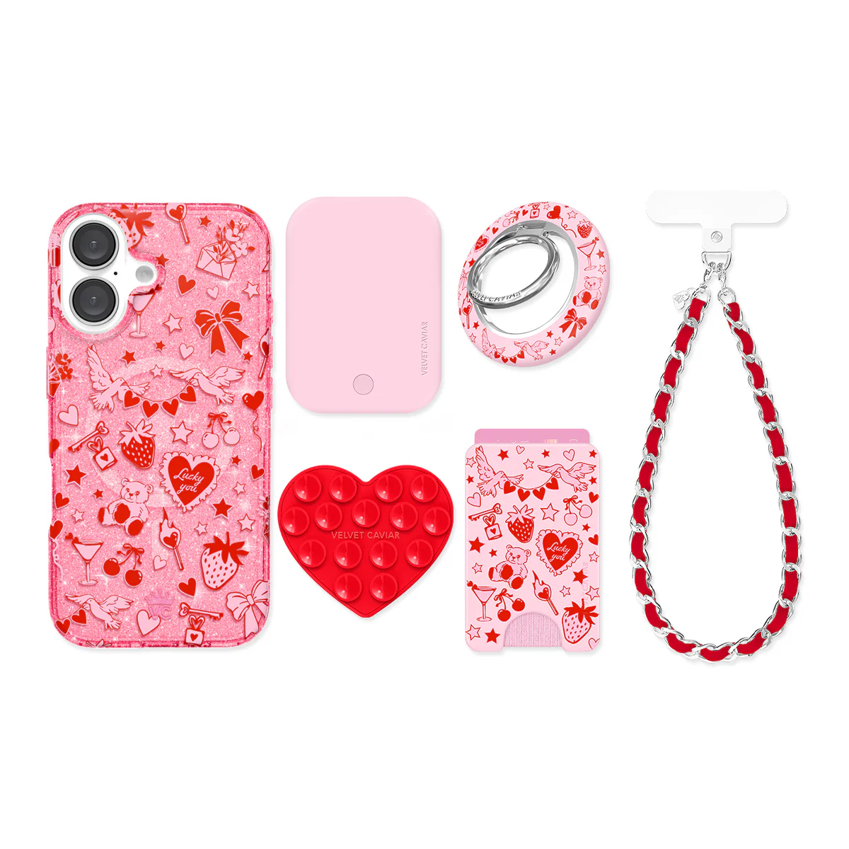 Be Mine Glitter iPhone Bundle Set - Image 15